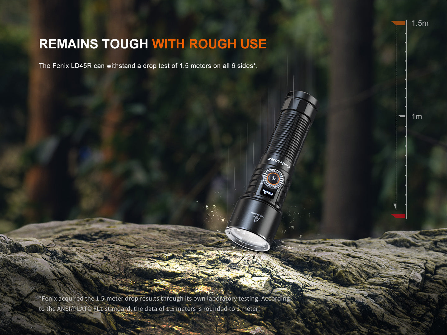LD45R Digital Focus Rechargeable LED Flashlight