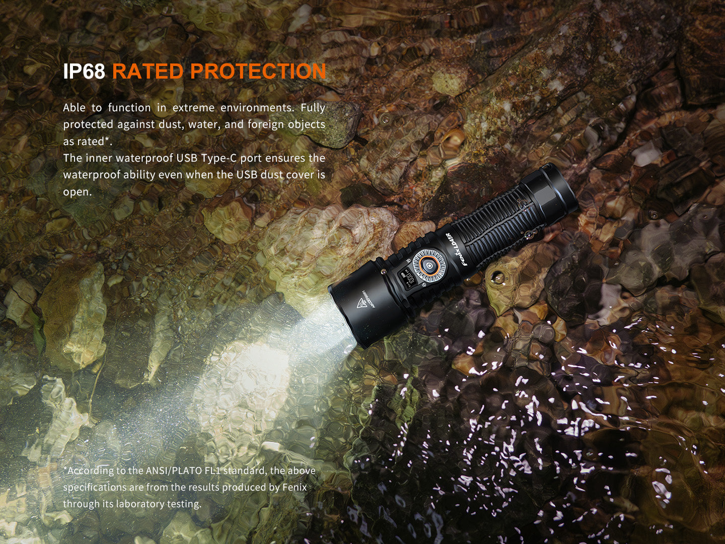 LD45R Digital Focus Rechargeable LED Flashlight