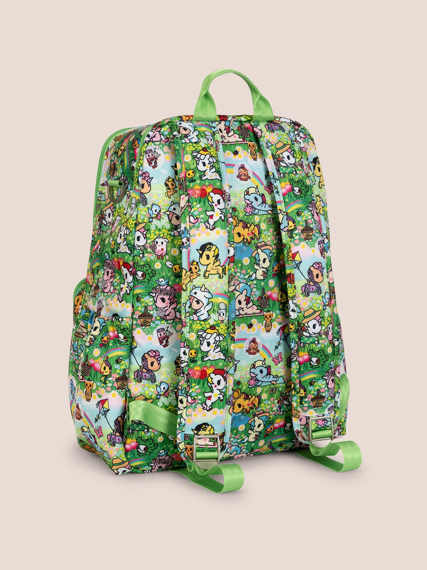 tokidoki Zealous Diaper Bag Backpack - Meadow Blooms