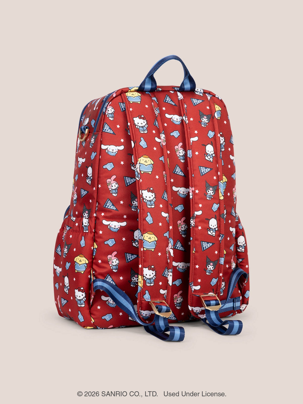 Hello Kitty® × JuJuBe Varsity Zealous Backpack Diaper Bag – Red and Navy