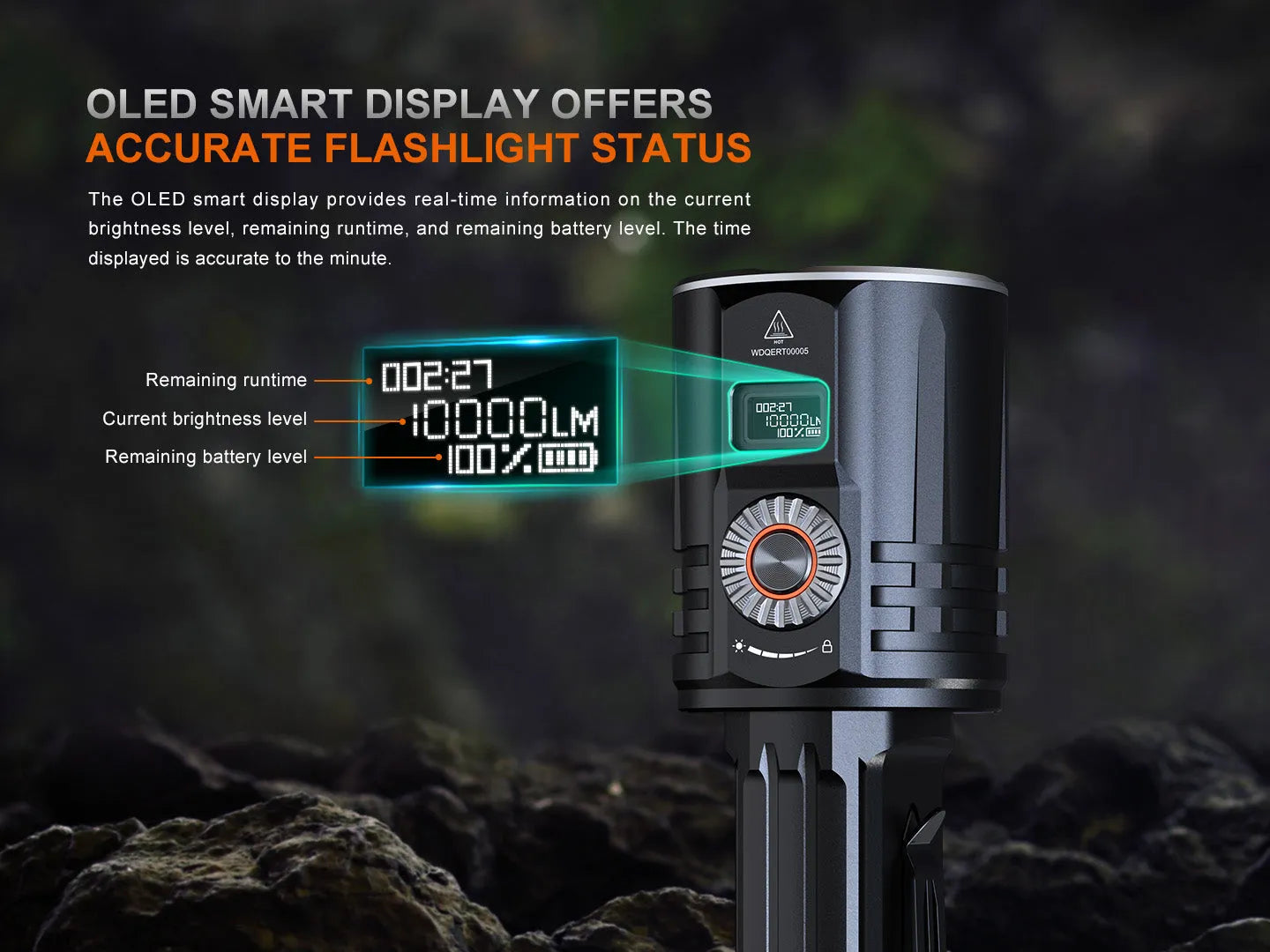 LR36R White Laser Searching Flashlight