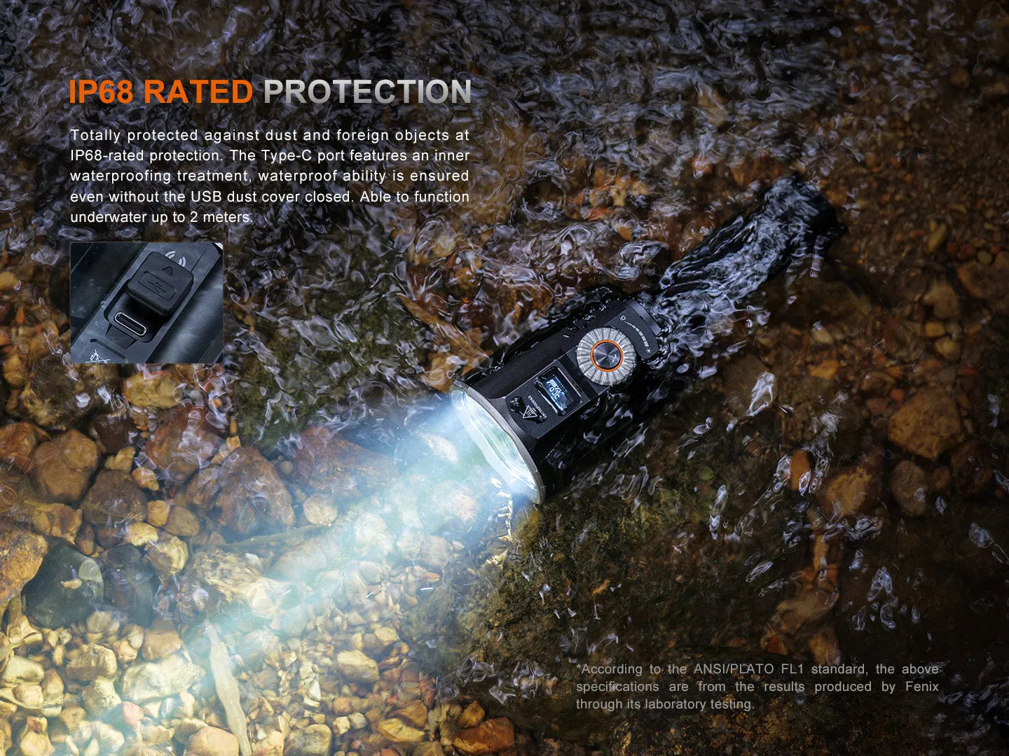 LR36R White Laser Searching Flashlight