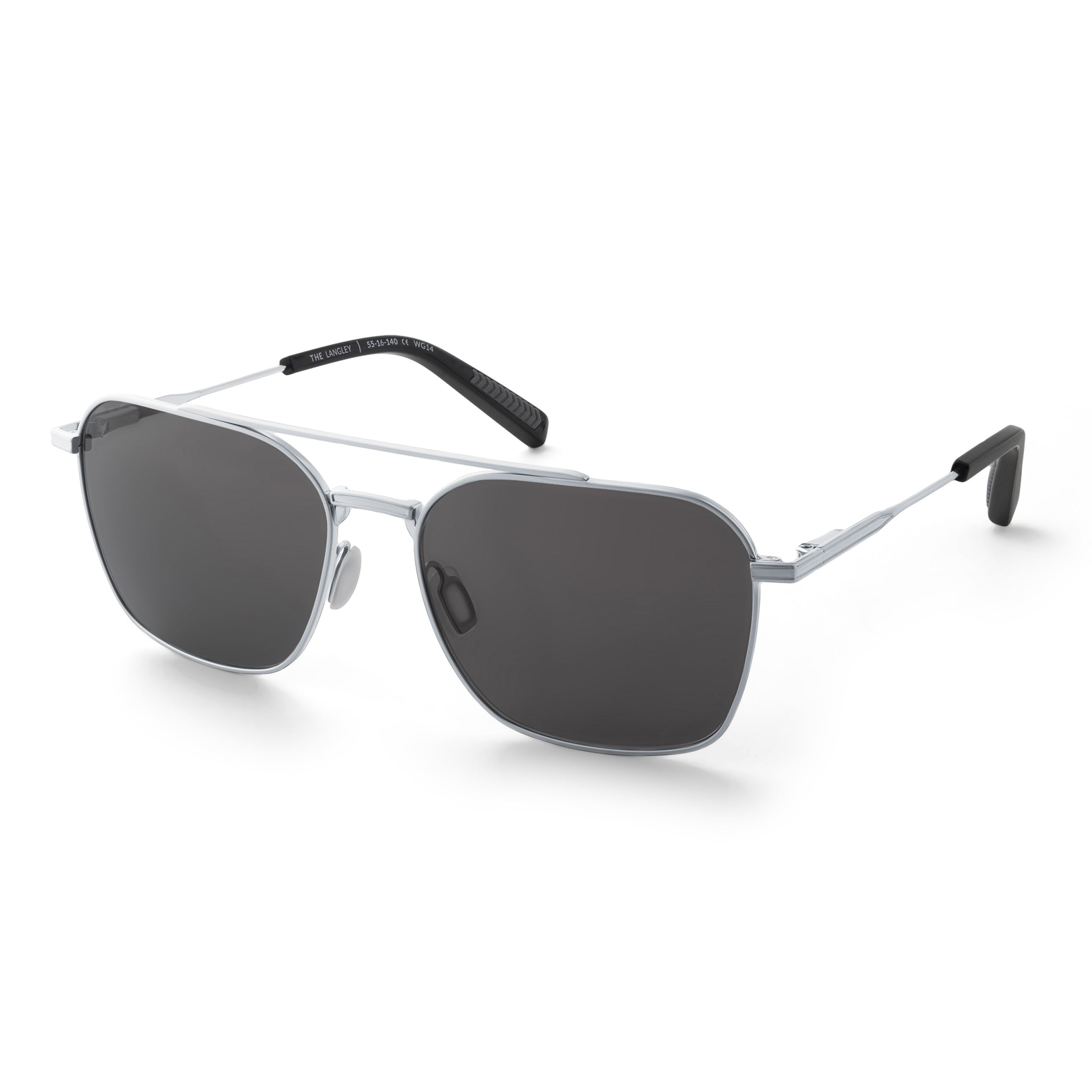 The Langley Sunglasses - Silver Smoke