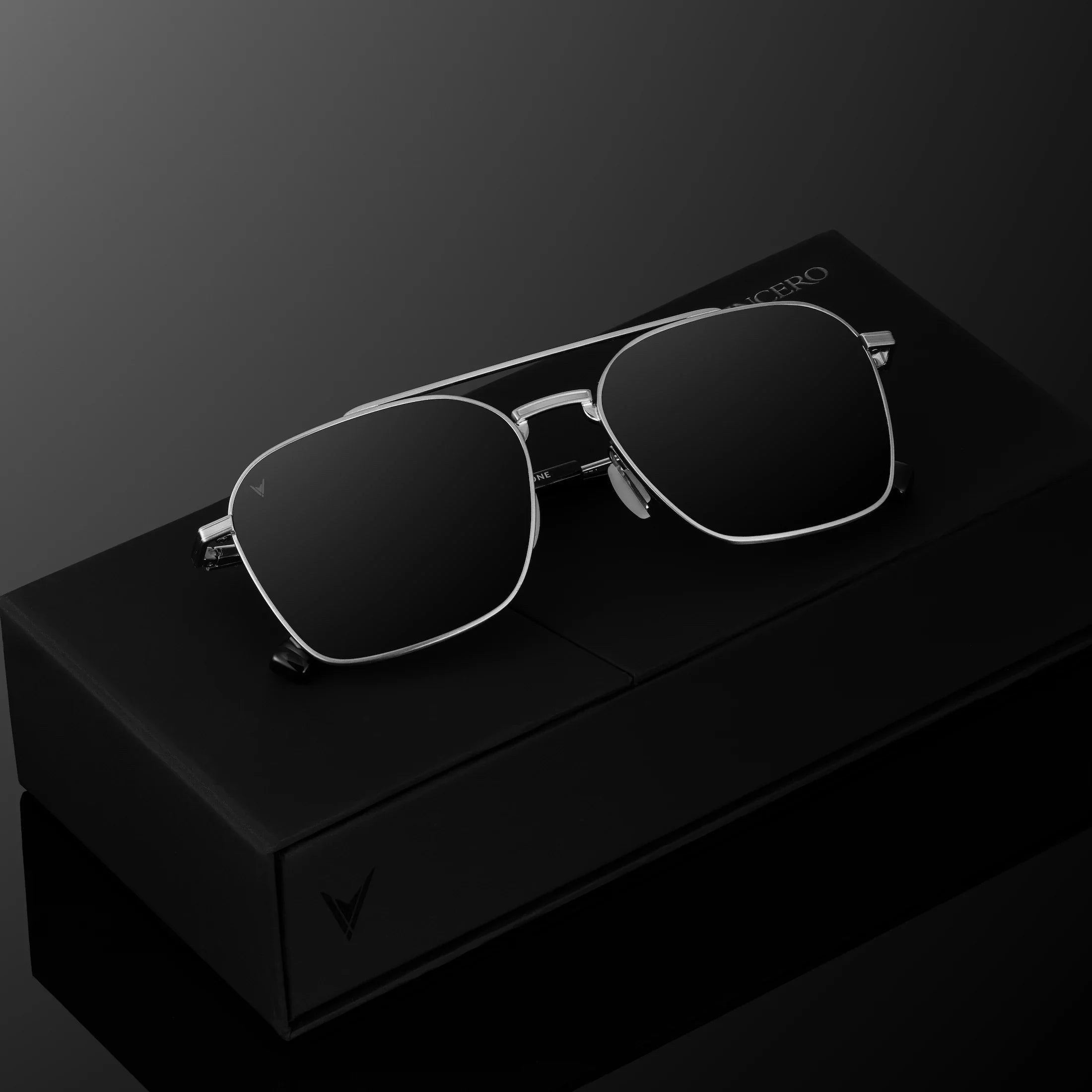 The Langley Sunglasses - Silver Smoke