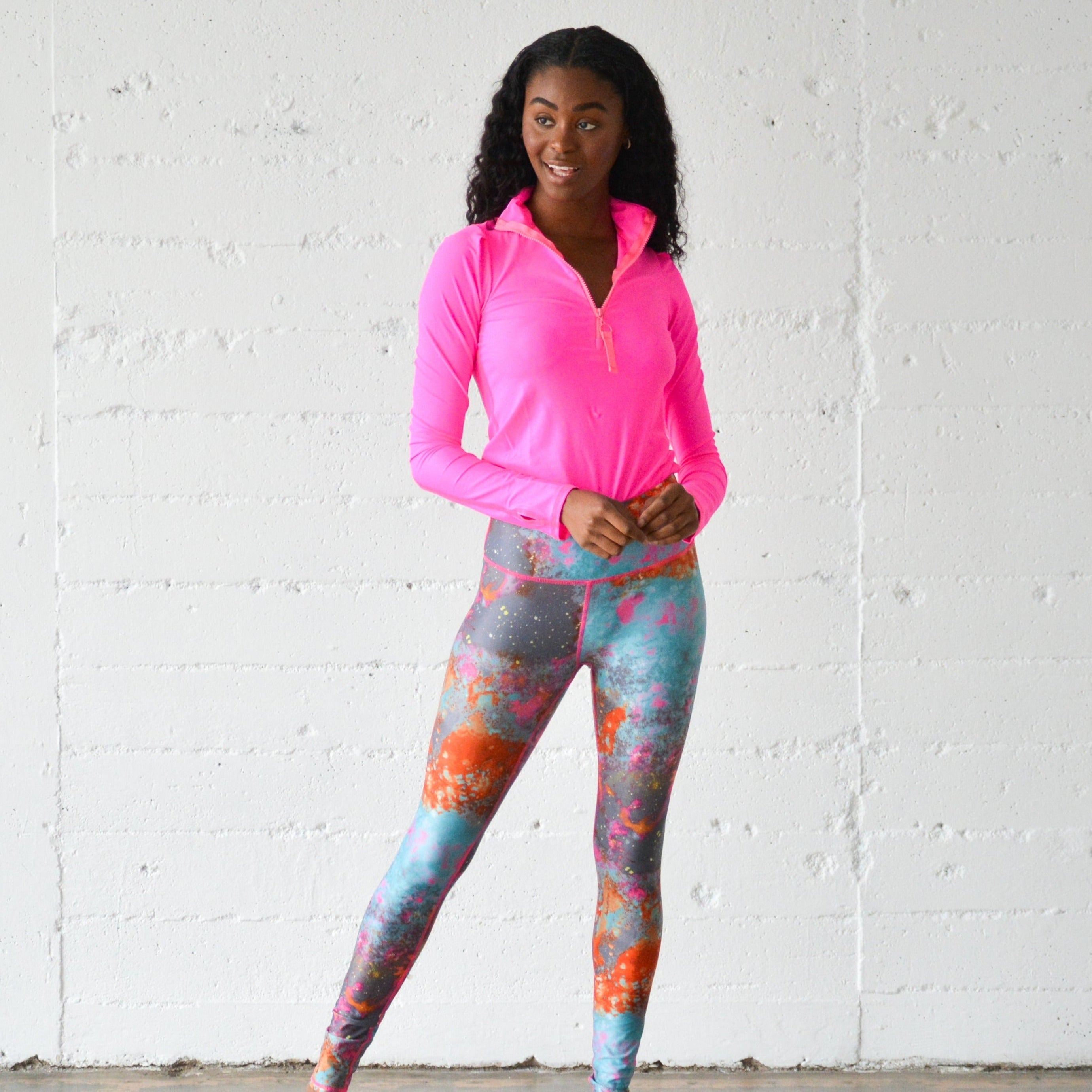 Women's Swim Leggings - Koi Pond
