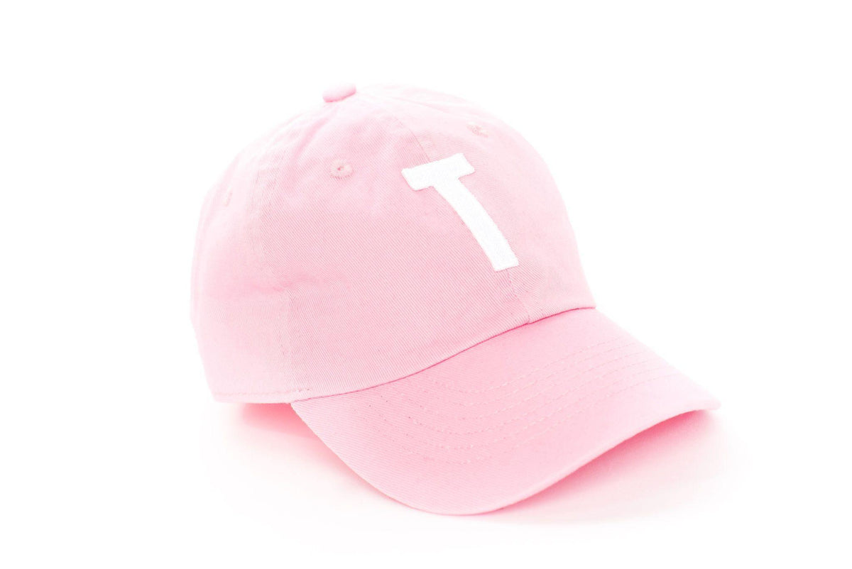 Light Pink Letter Baseball Hat