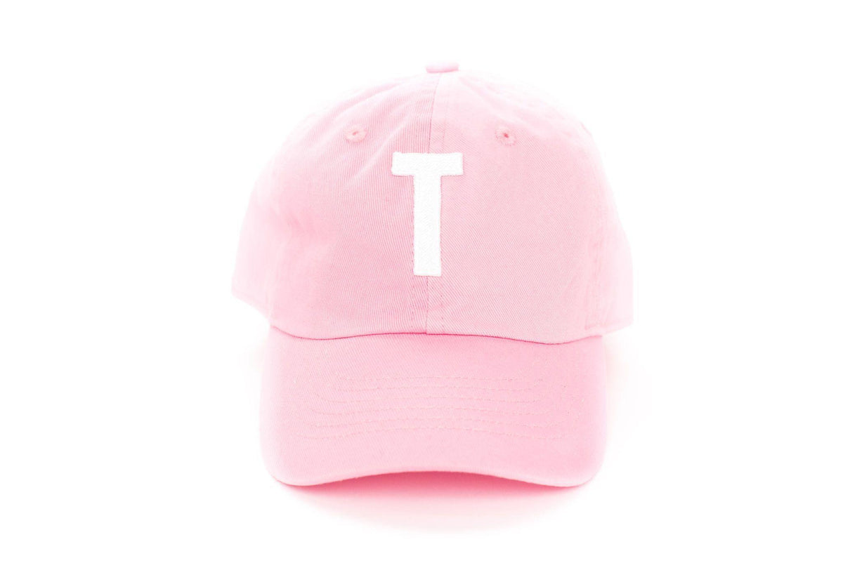 Light Pink Letter Baseball Hat