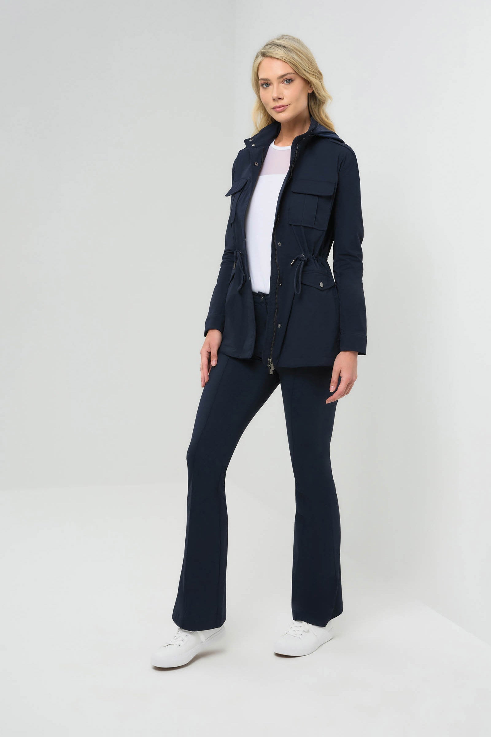 Katya Ultralight Flare Pant with Pintucking