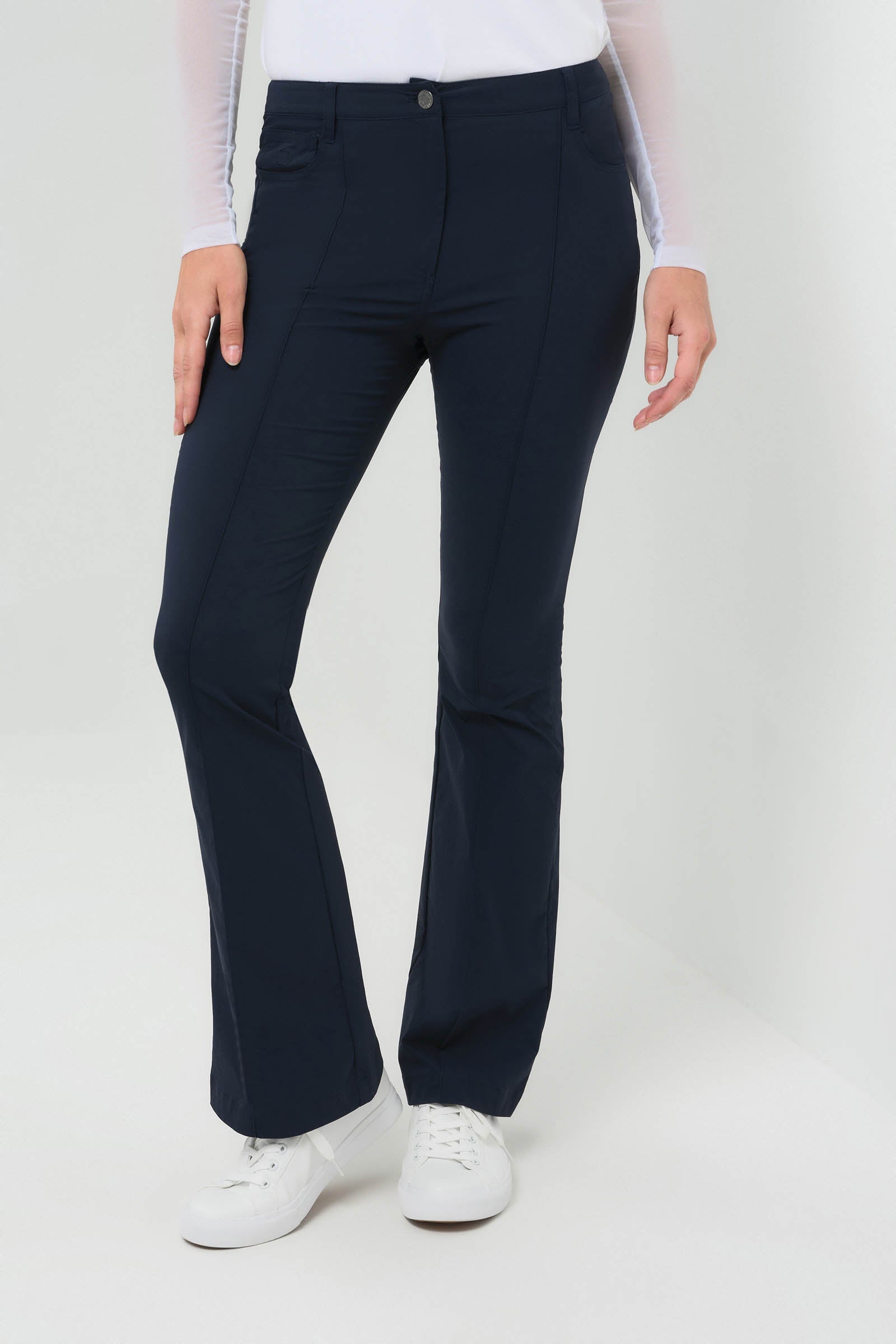 Katya Ultralight Flare Pant with Pintucking
