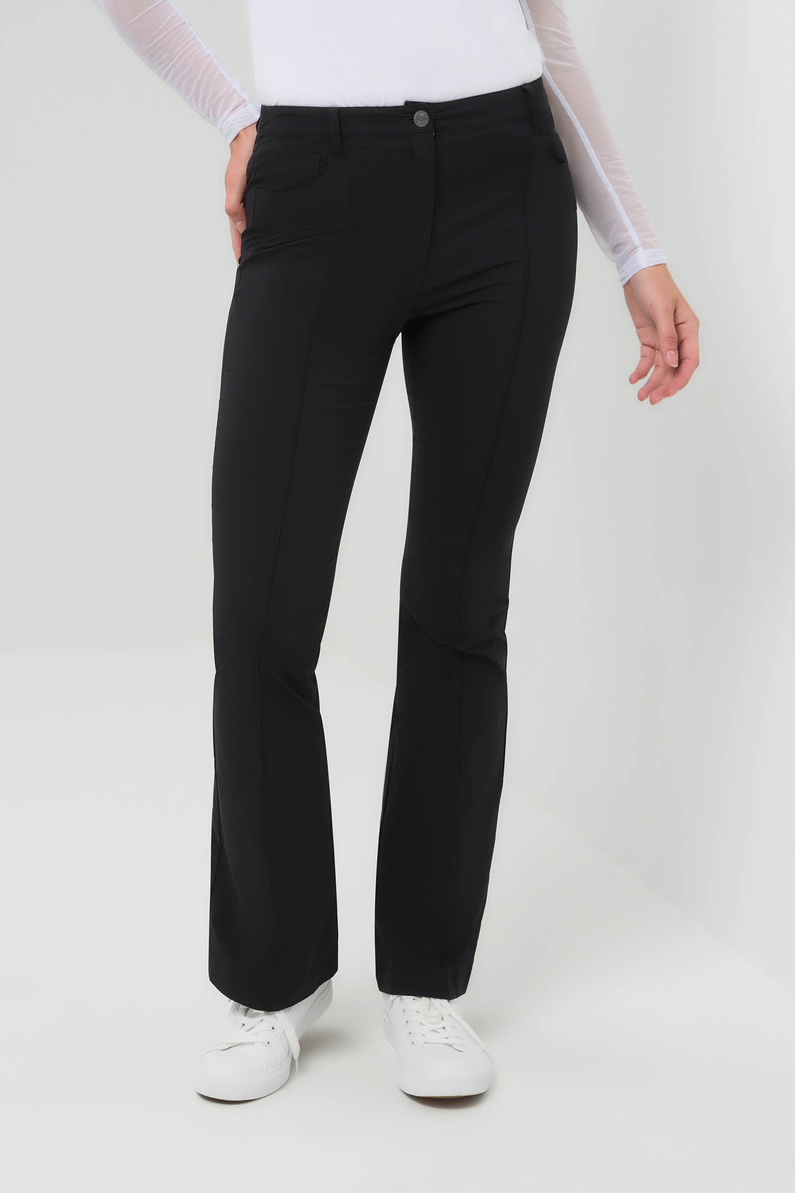 Katya Ultralight Flare Pant with Pintucking