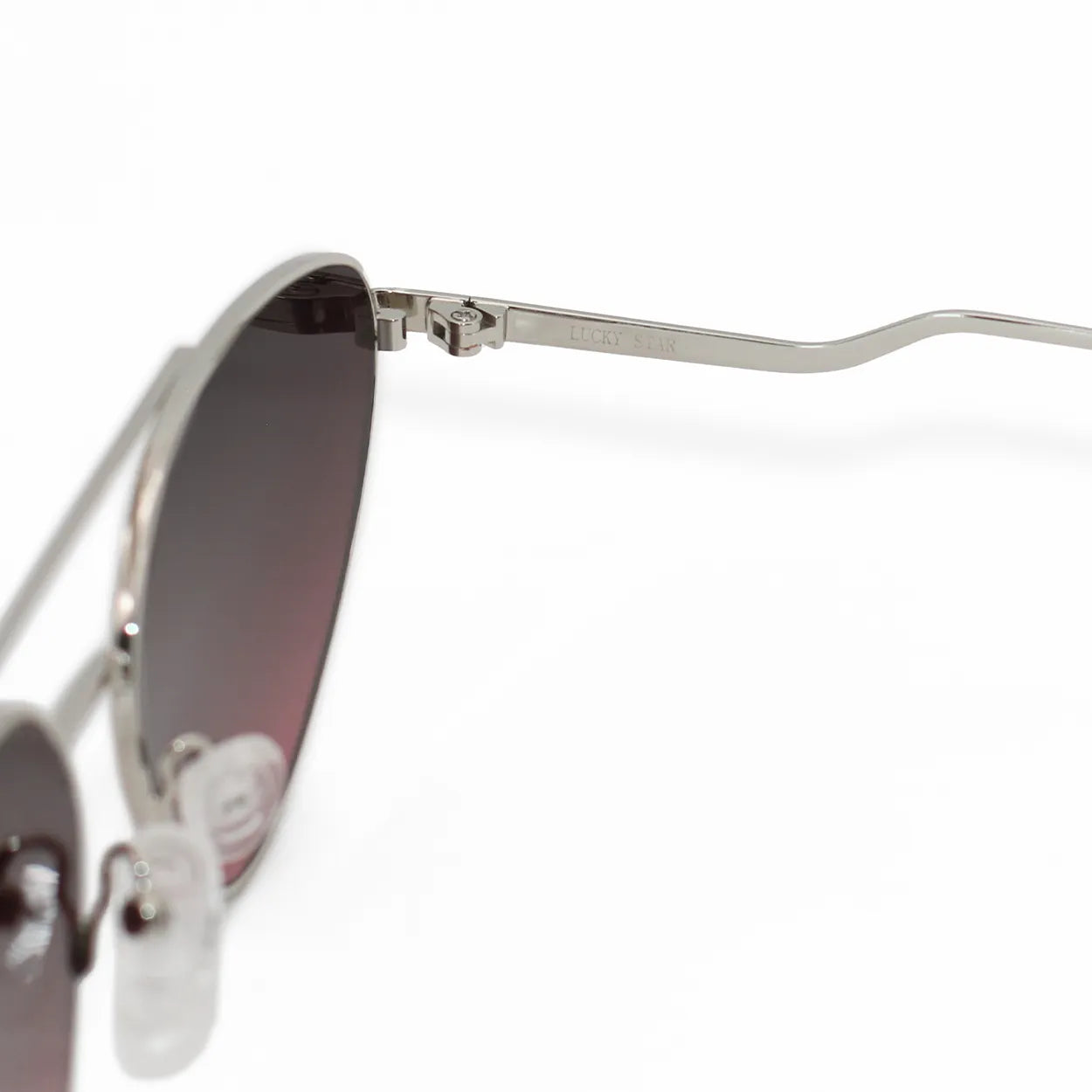 Lucky Star Sunglasses - Ruby & Silver