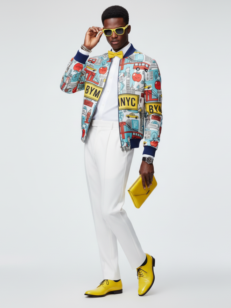 Men's GREENWICH Bomber Jacket BYMANYC ® New York