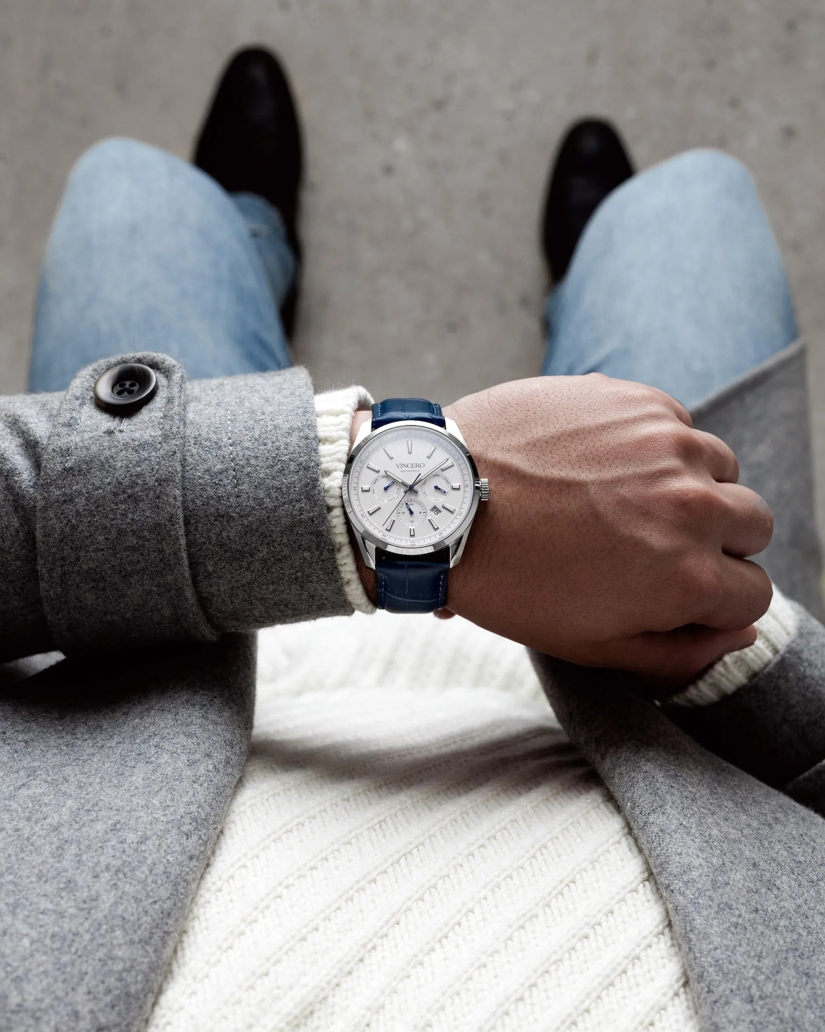 The Reserve Automatic Men's Watches - Blue/Silver