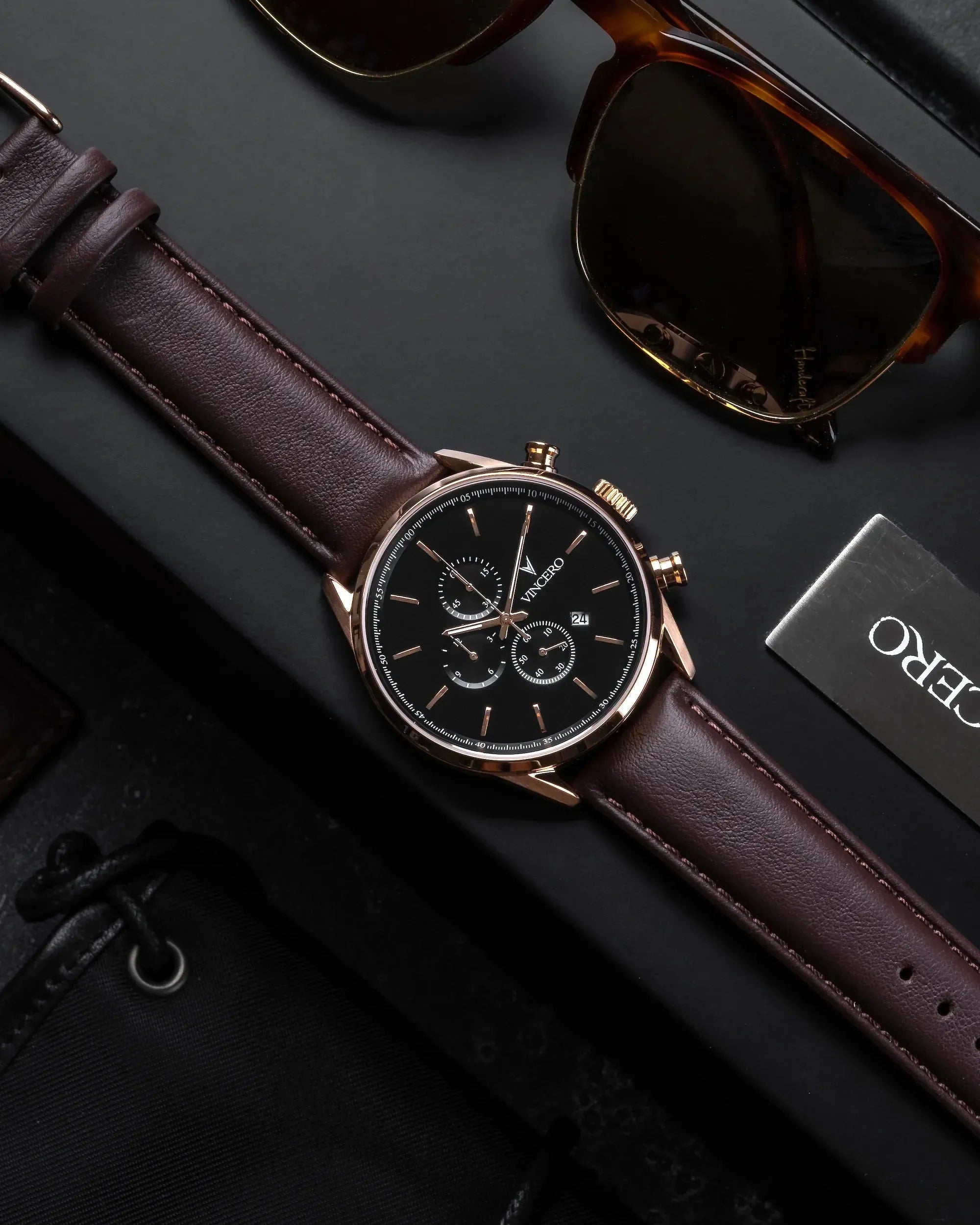 The Chrono S2 Men's Watches - Rose Gold