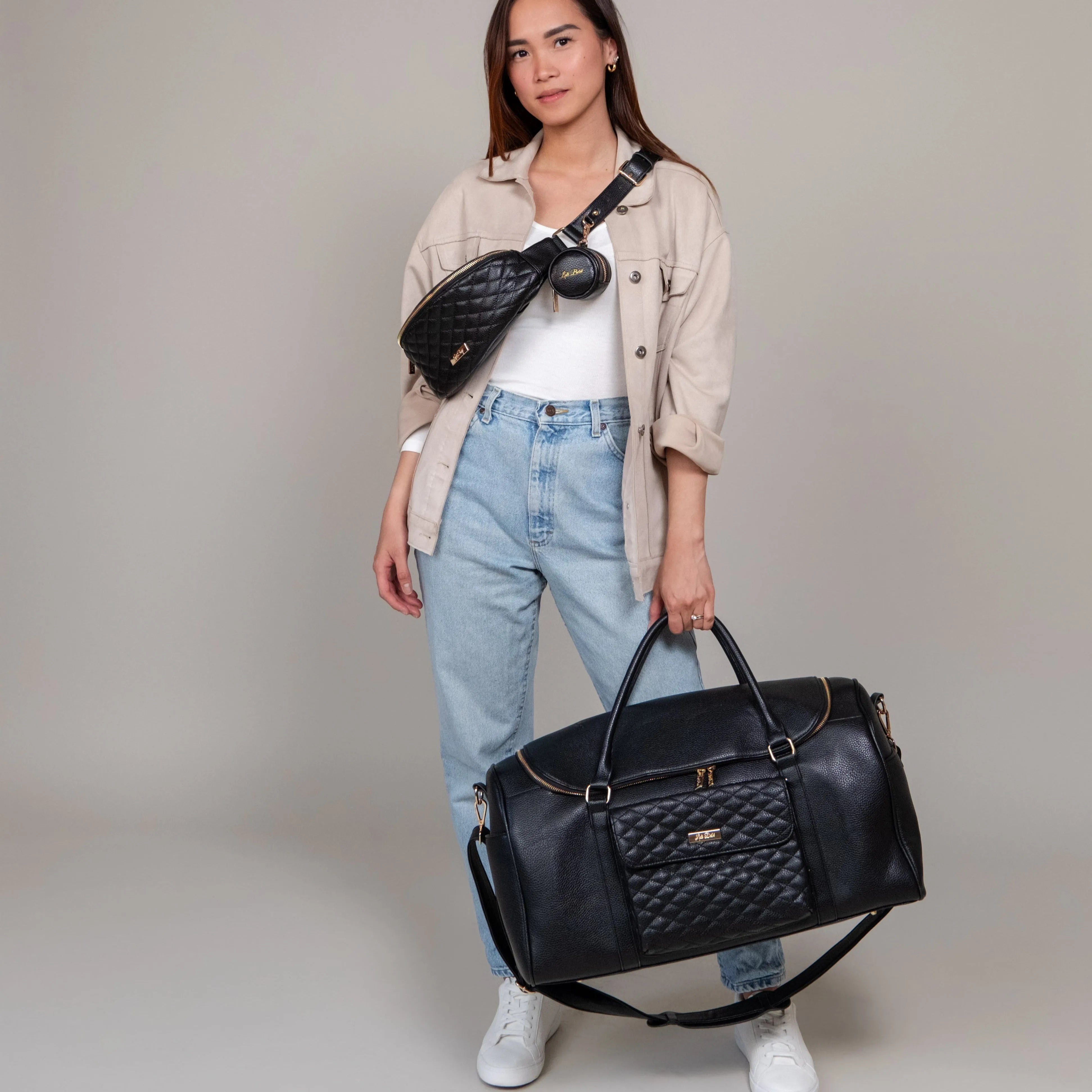 Monaco Travel Bag | Ebony Black