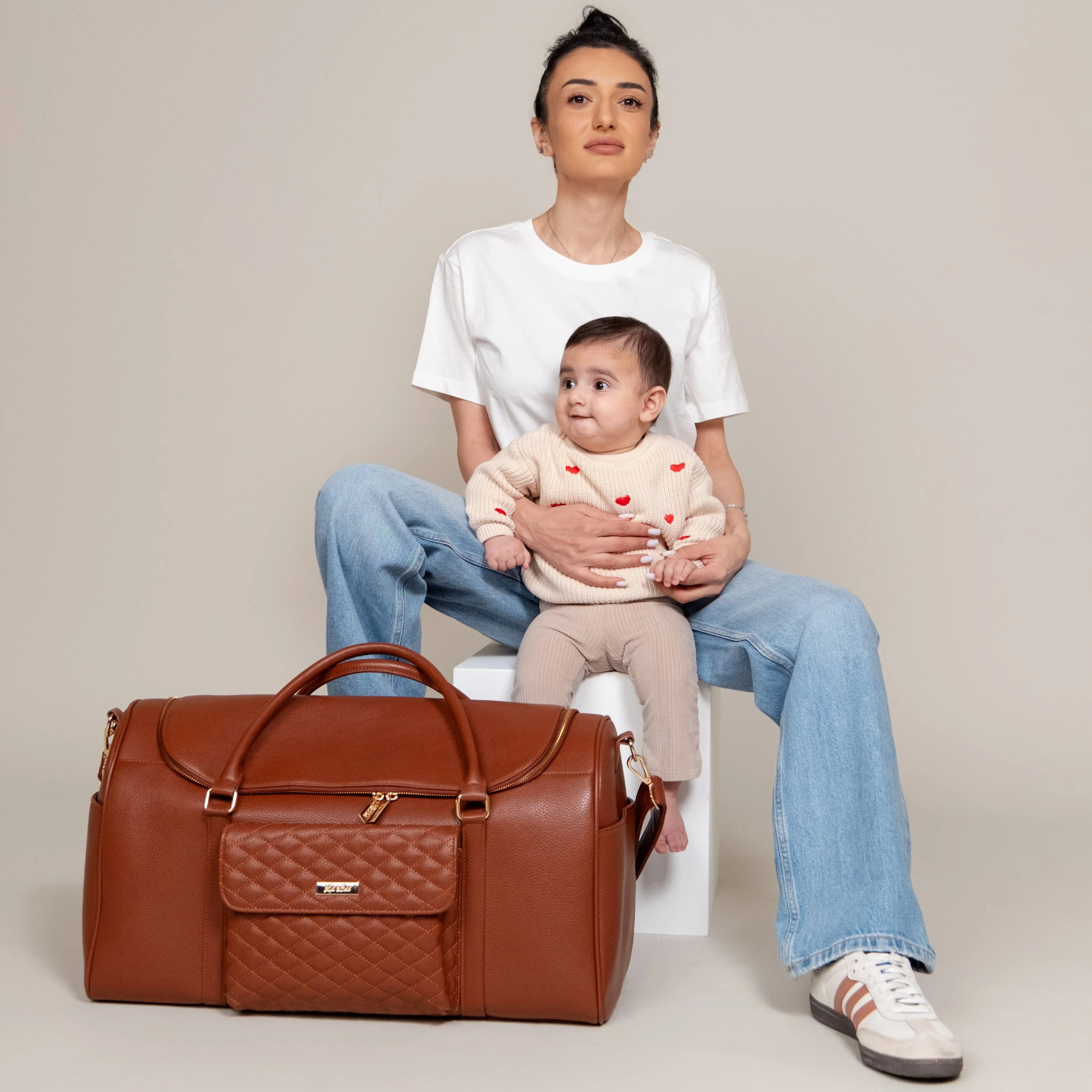 Monaco Travel Bag | Caramel Brown