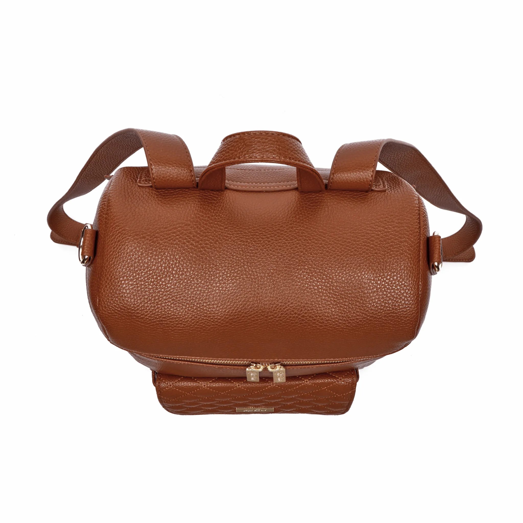 Monaco Backpack Diaper Bag | Caramel Brown