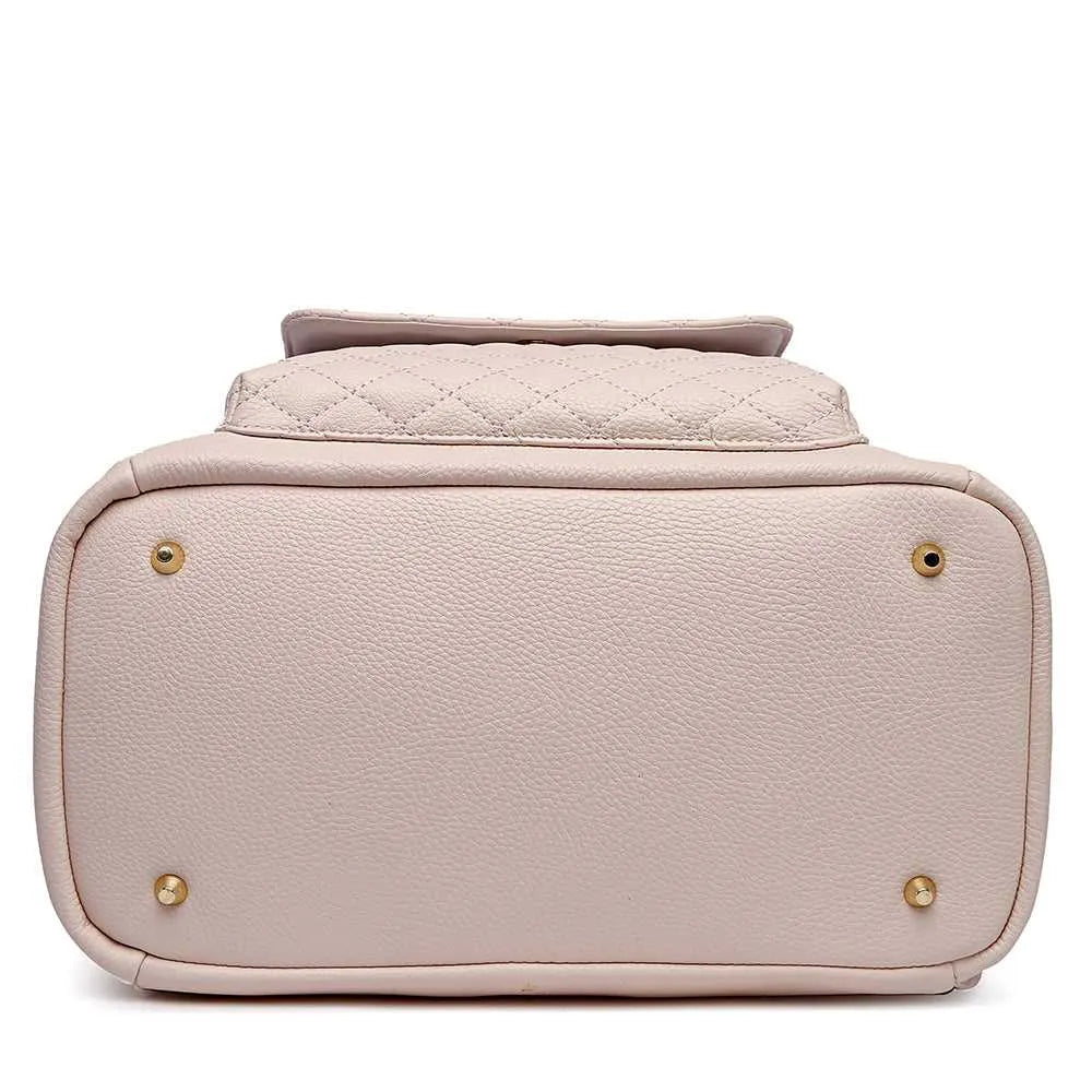 Monaco Backpack Diaper Bag | Pastel Pink