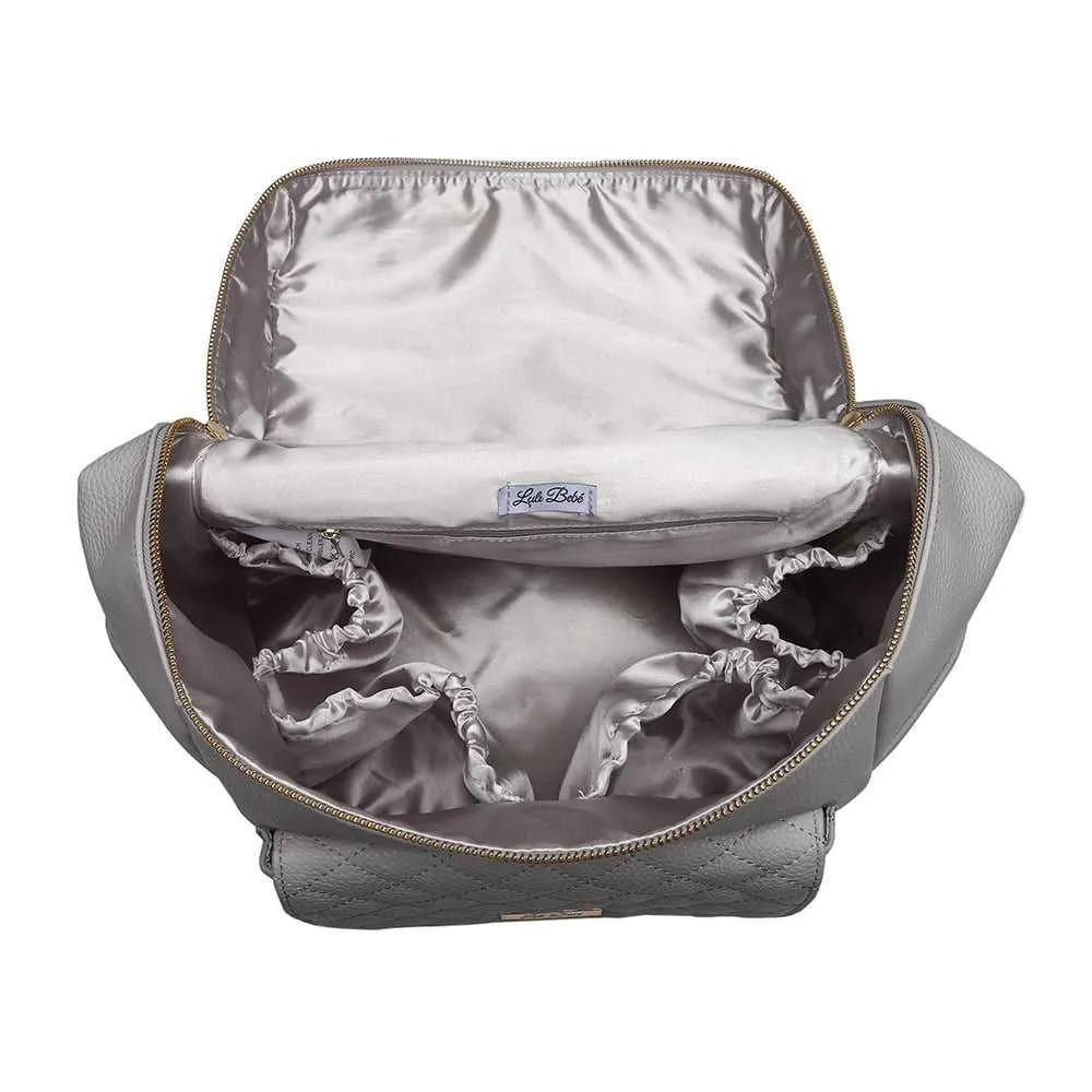 Monaco Backpack Diaper Bag | Stone Grey