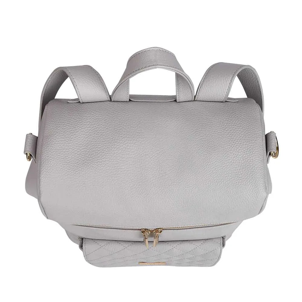 Monaco Backpack Diaper Bag | Stone Grey