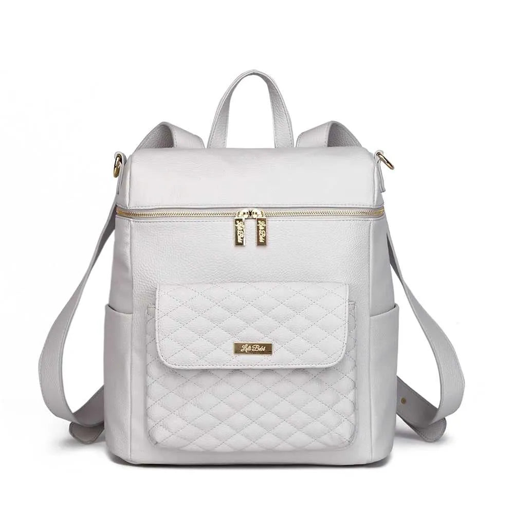 Monaco Backpack Diaper Bag | Stone Grey