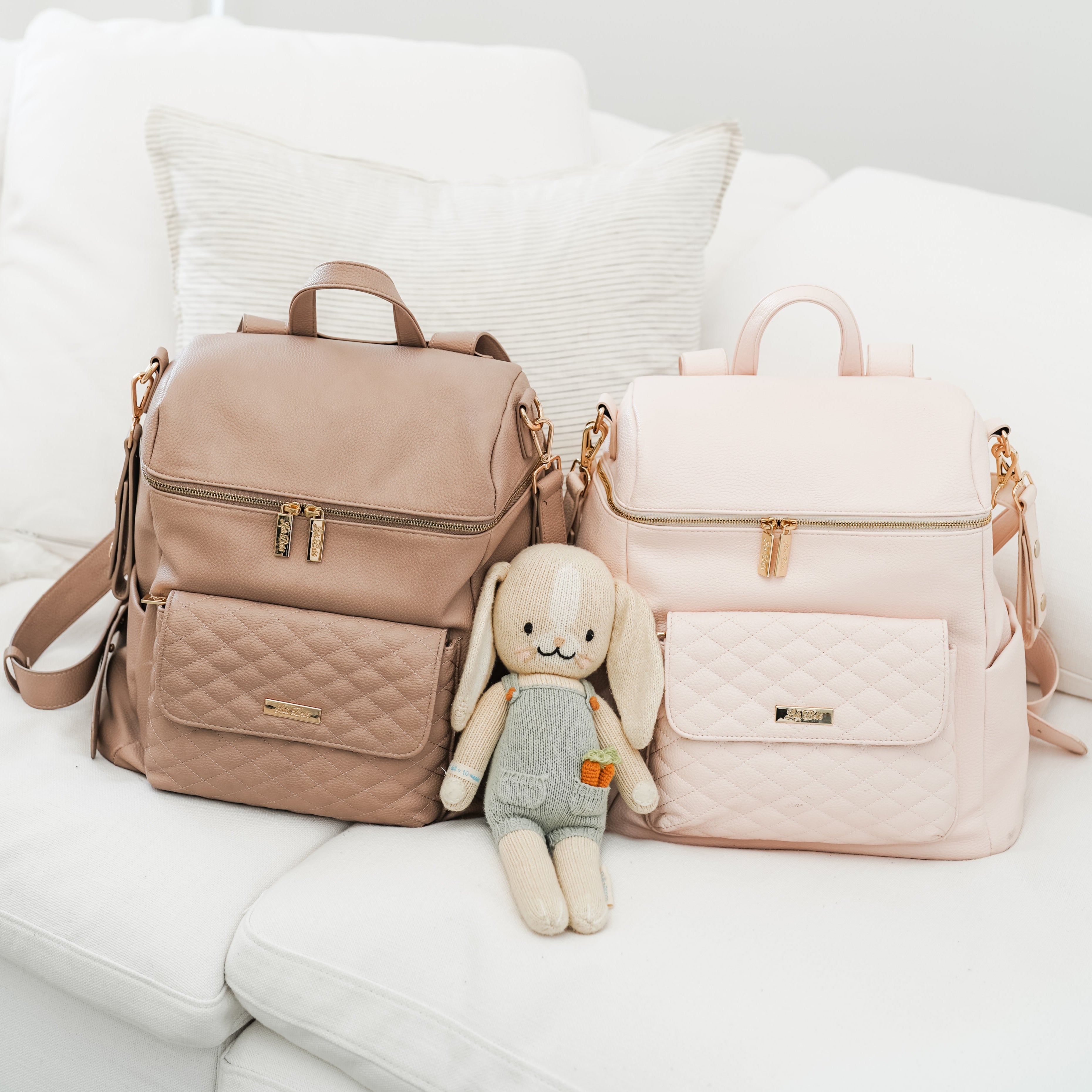 Monaco Backpack Diaper Bag | Nude Rose