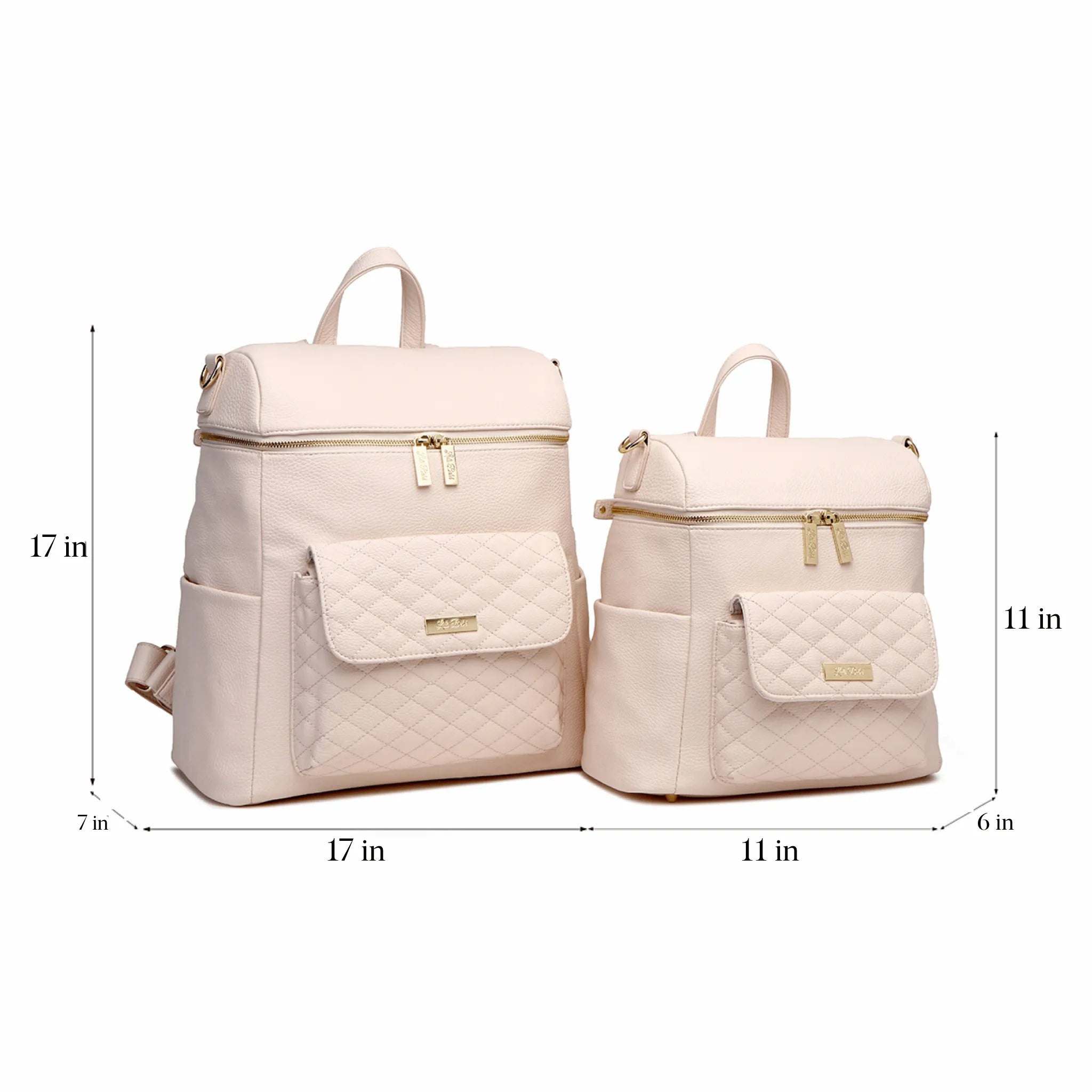 Petit Monaco Backpack Diaper Bag | Pastel Pink