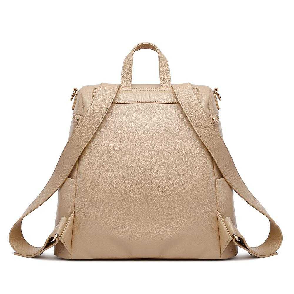 Monaco Backpack Diaper Bag | Latte Brown