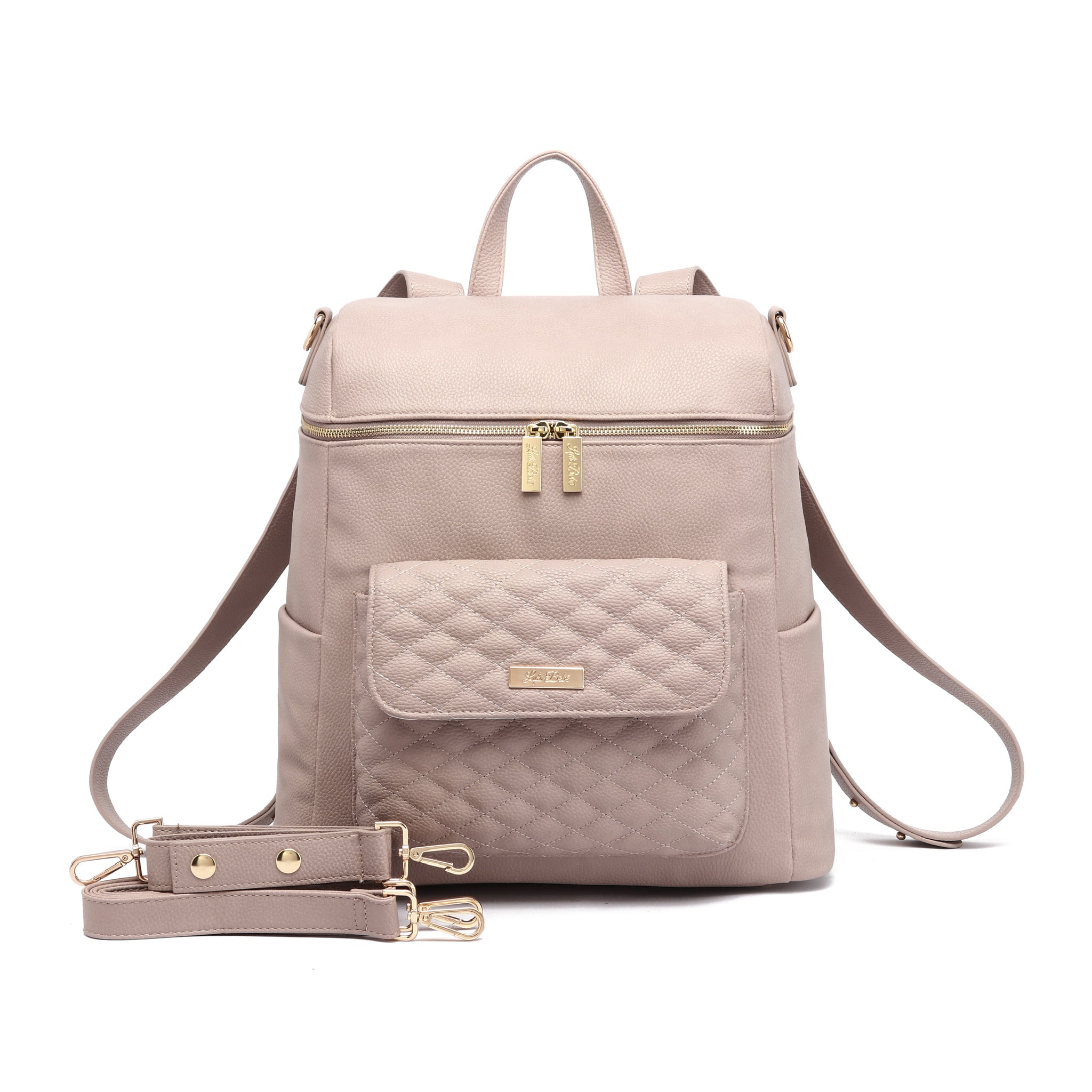 Monaco Backpack Diaper Bag | Nude Rose