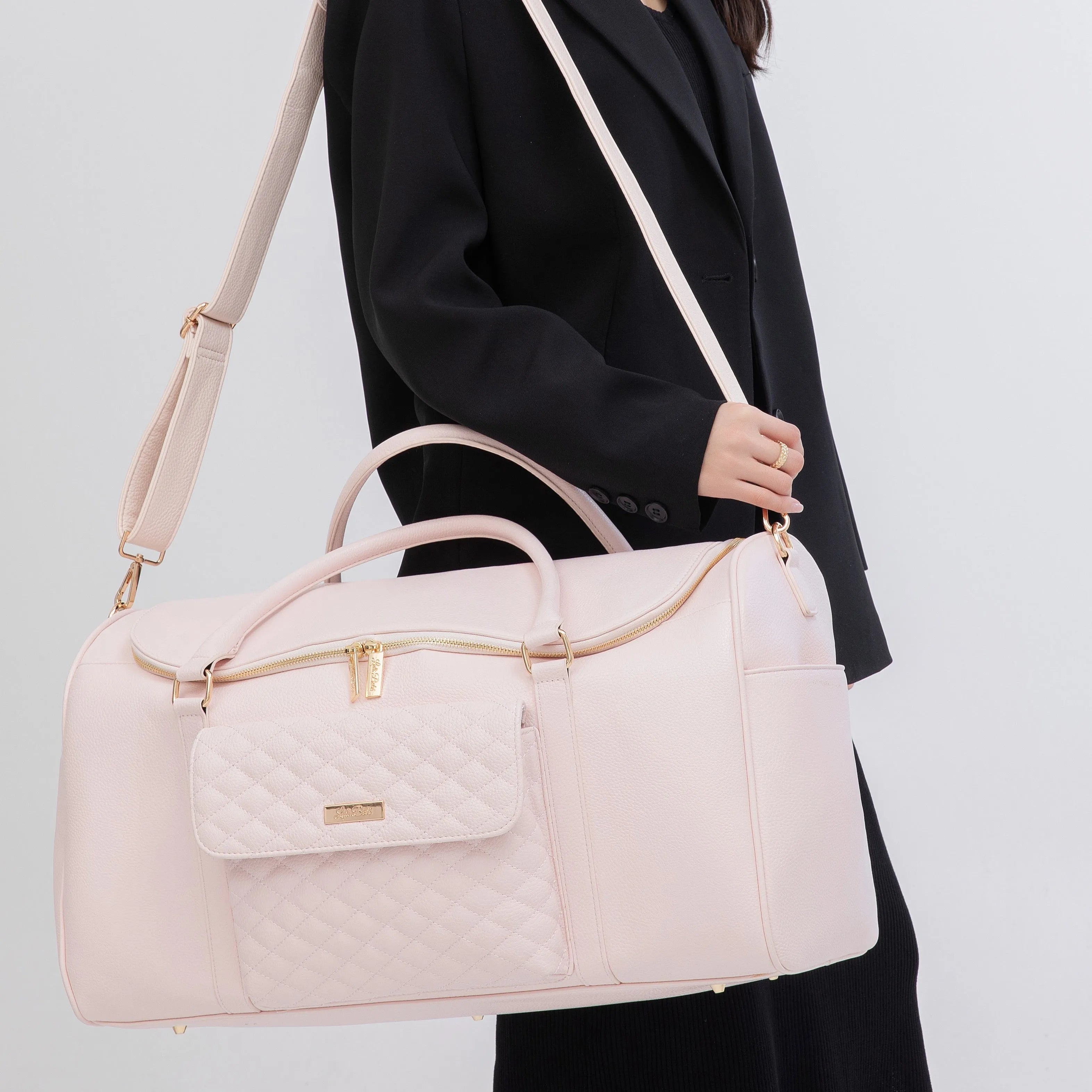 Monaco Travel Bag | Pastel Pink