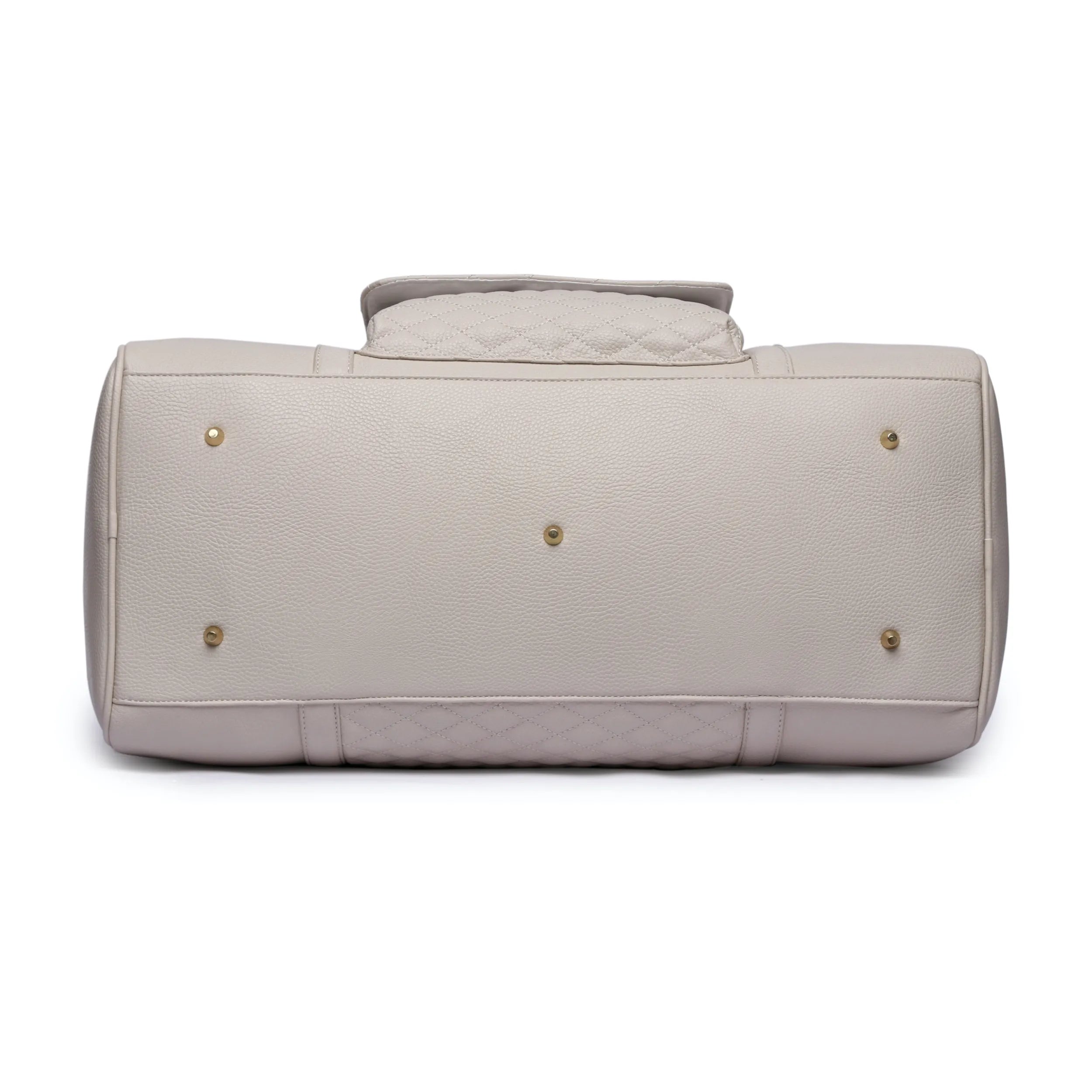 Monaco Travel Duffel Bag | Pearl White