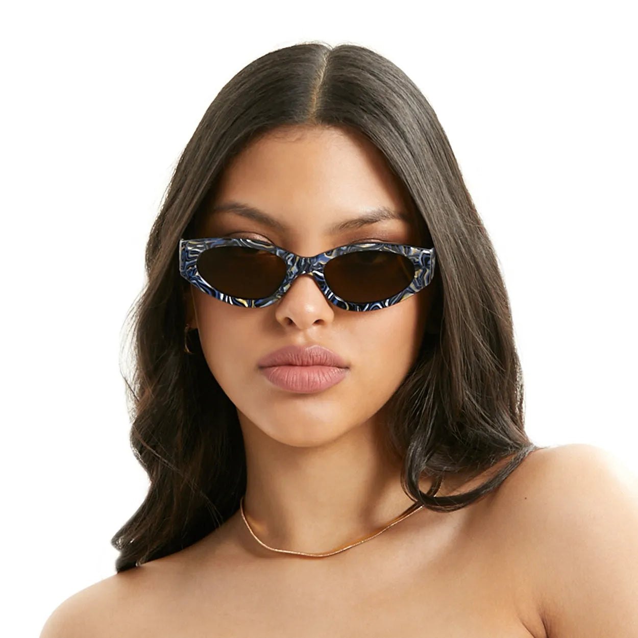 Kat x Money Moves Sunglasses - Dark Blue