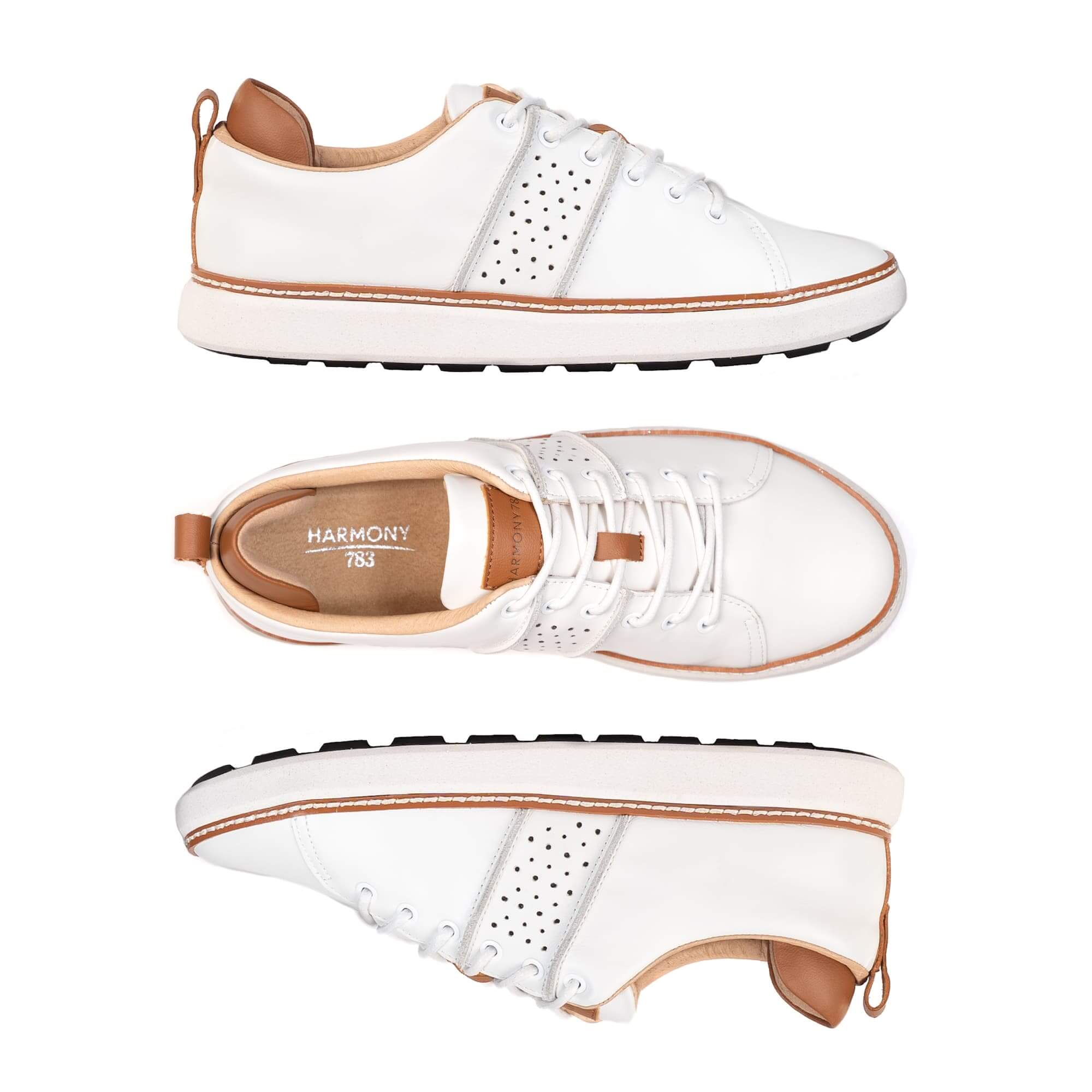 Classic Walker Grounding Shoes • White Leather
