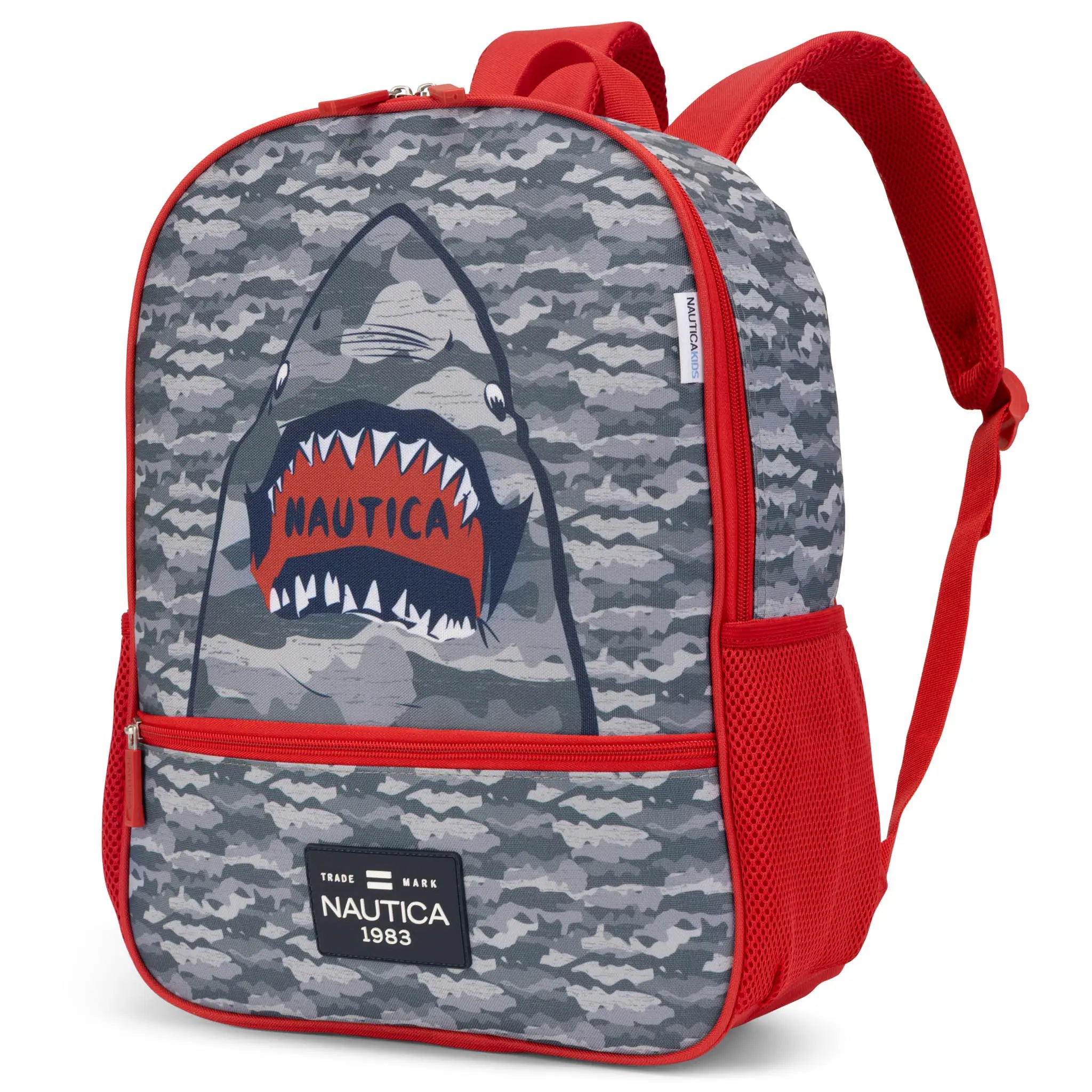 Back to Basics Cushioned Kids Backpack | Shark Attack | 16" Tall