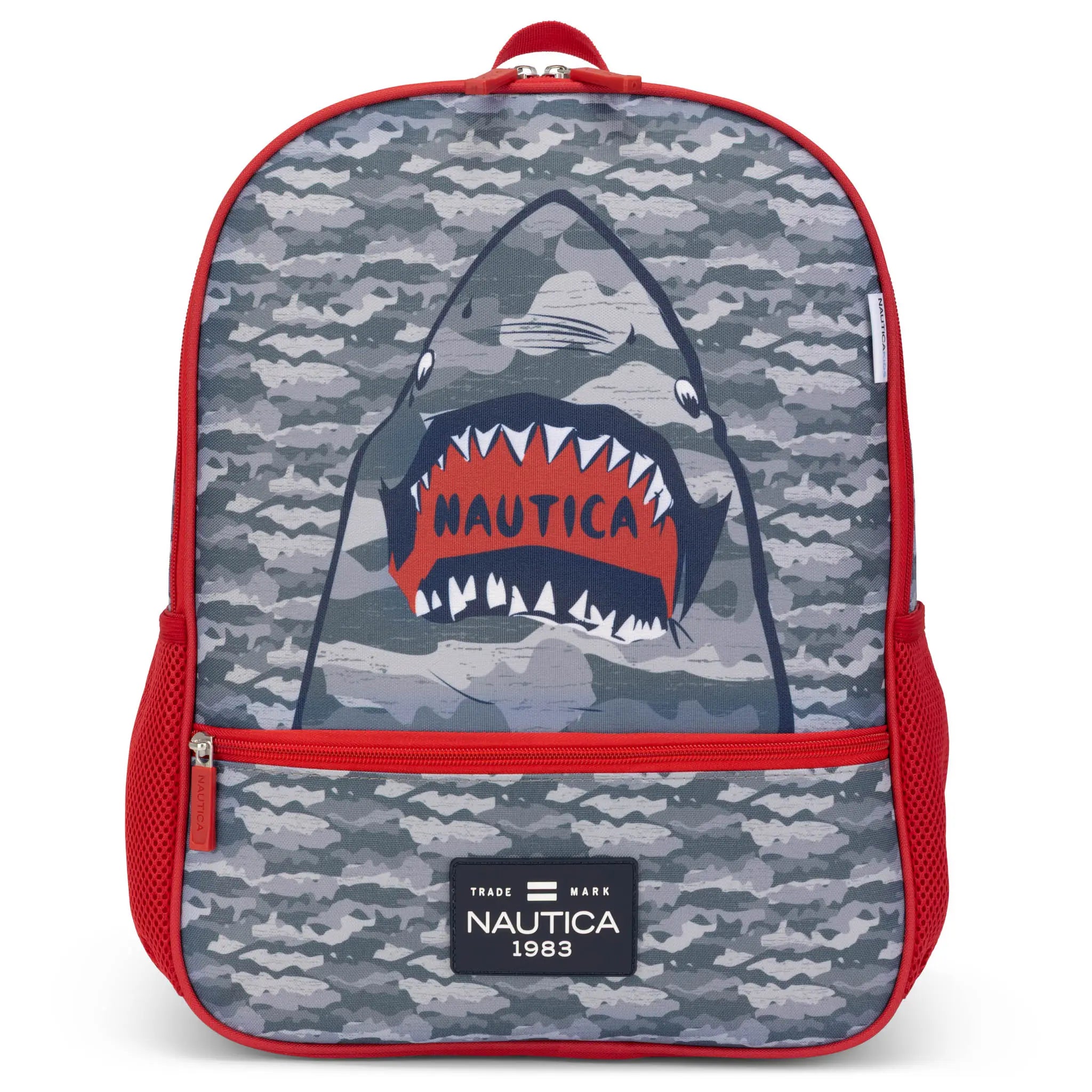 Back to Basics Cushioned Kids Backpack | Shark Attack | 16" Tall