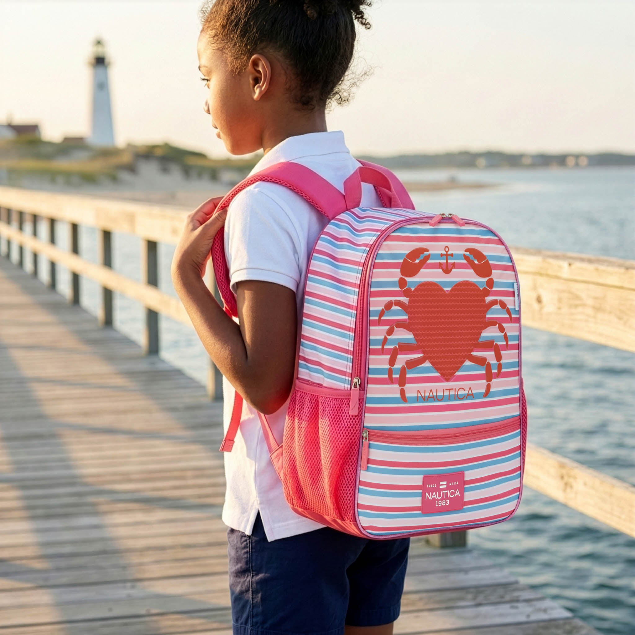 Back to Basics Cushioned Kids Backpack | Clawdia | 16" Tall