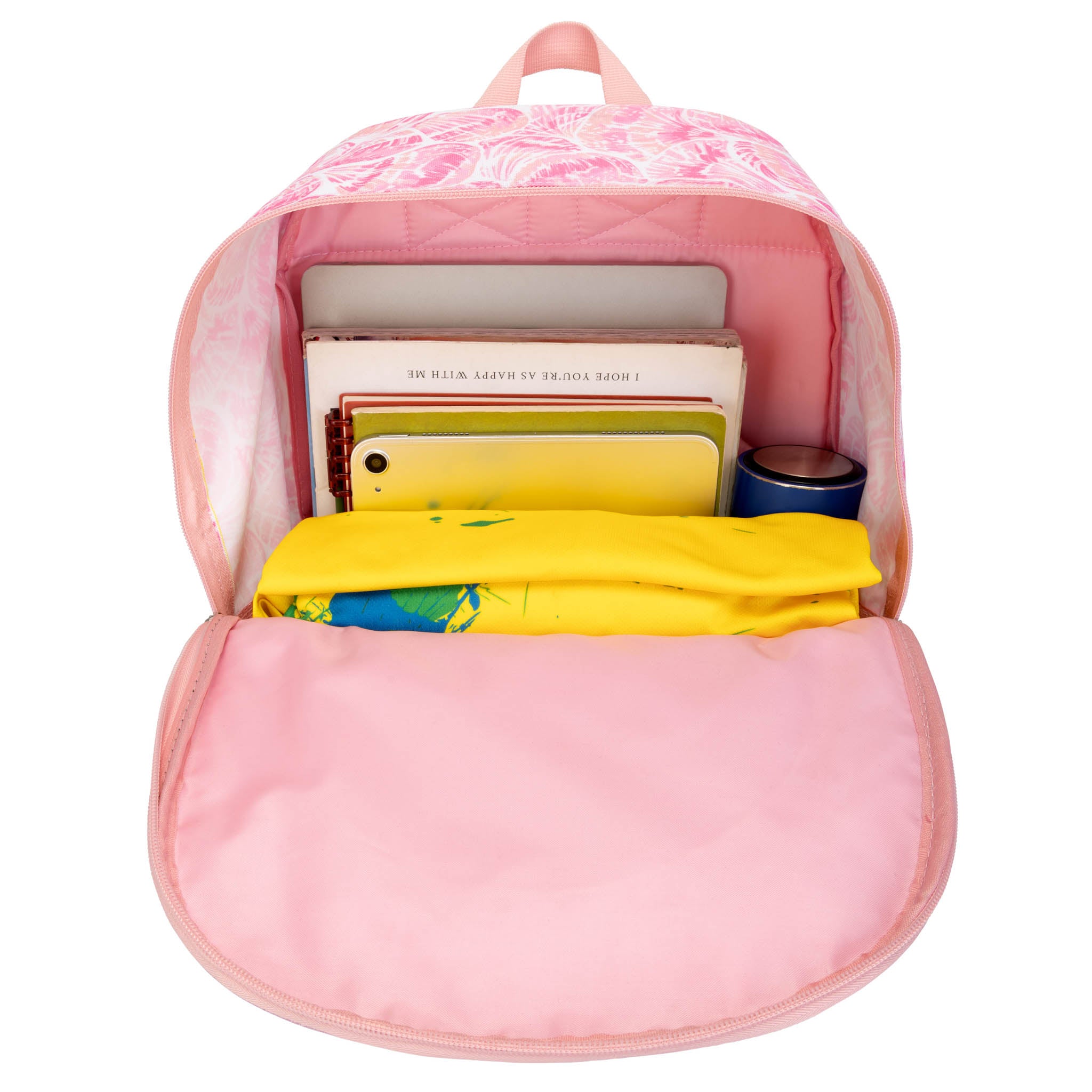 Back to Basics Cushioned Kids Backpack | Pink Shell | 16" Tall