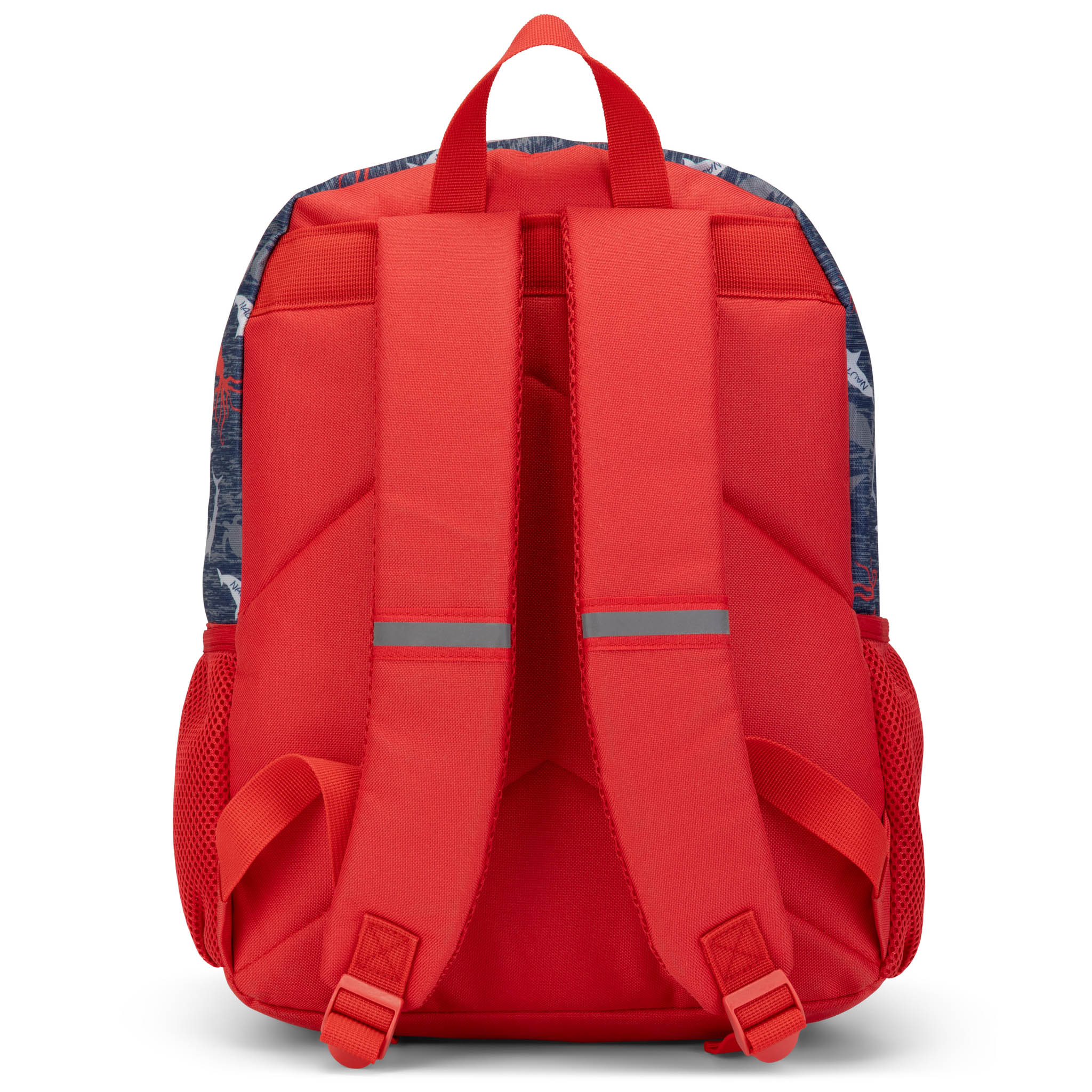 Back to Basics Cushioned Kids Backpack | Red Octopus | 16" Tall