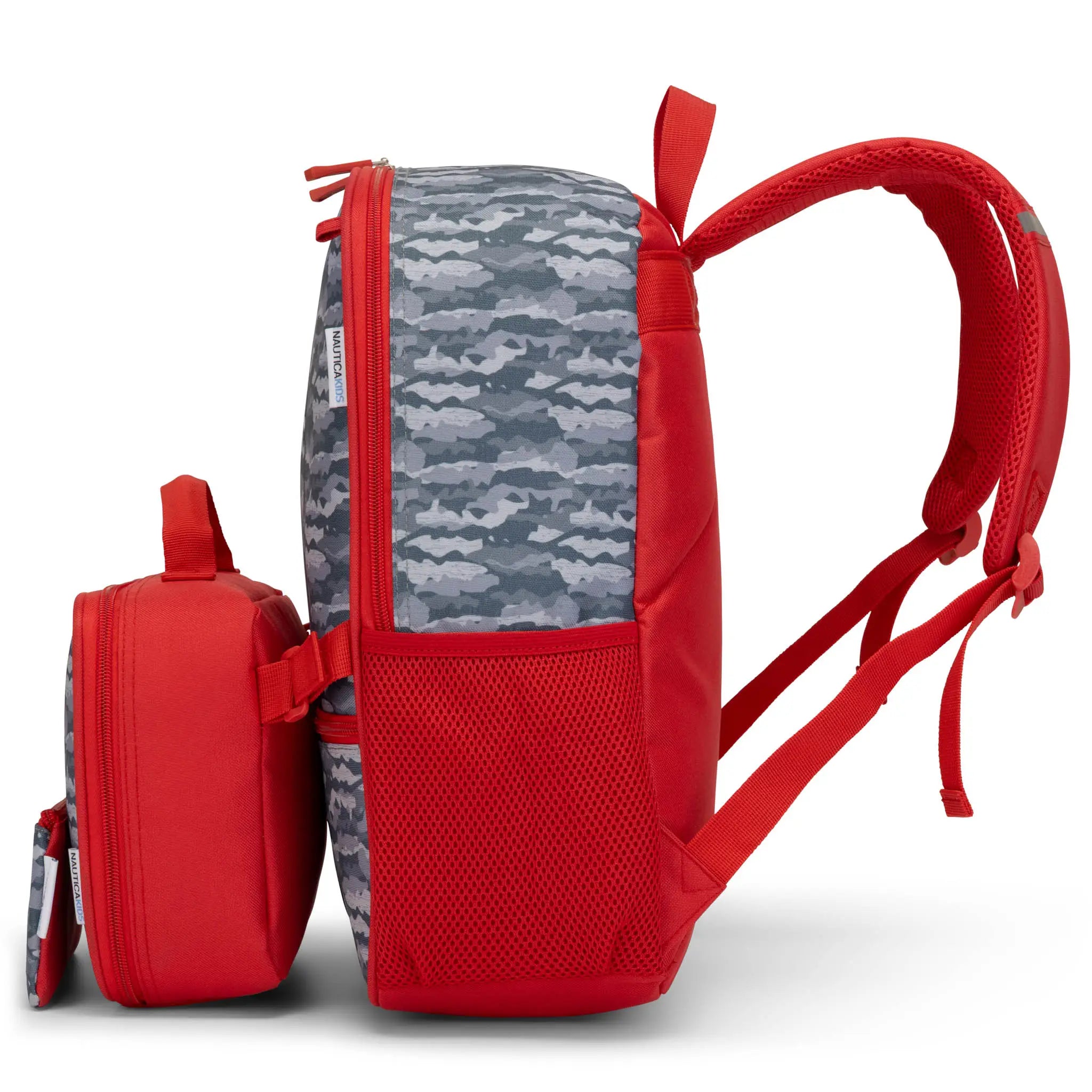 Back to Basics Cushioned Kids 3-Piece Backpack Set | Shark Attack