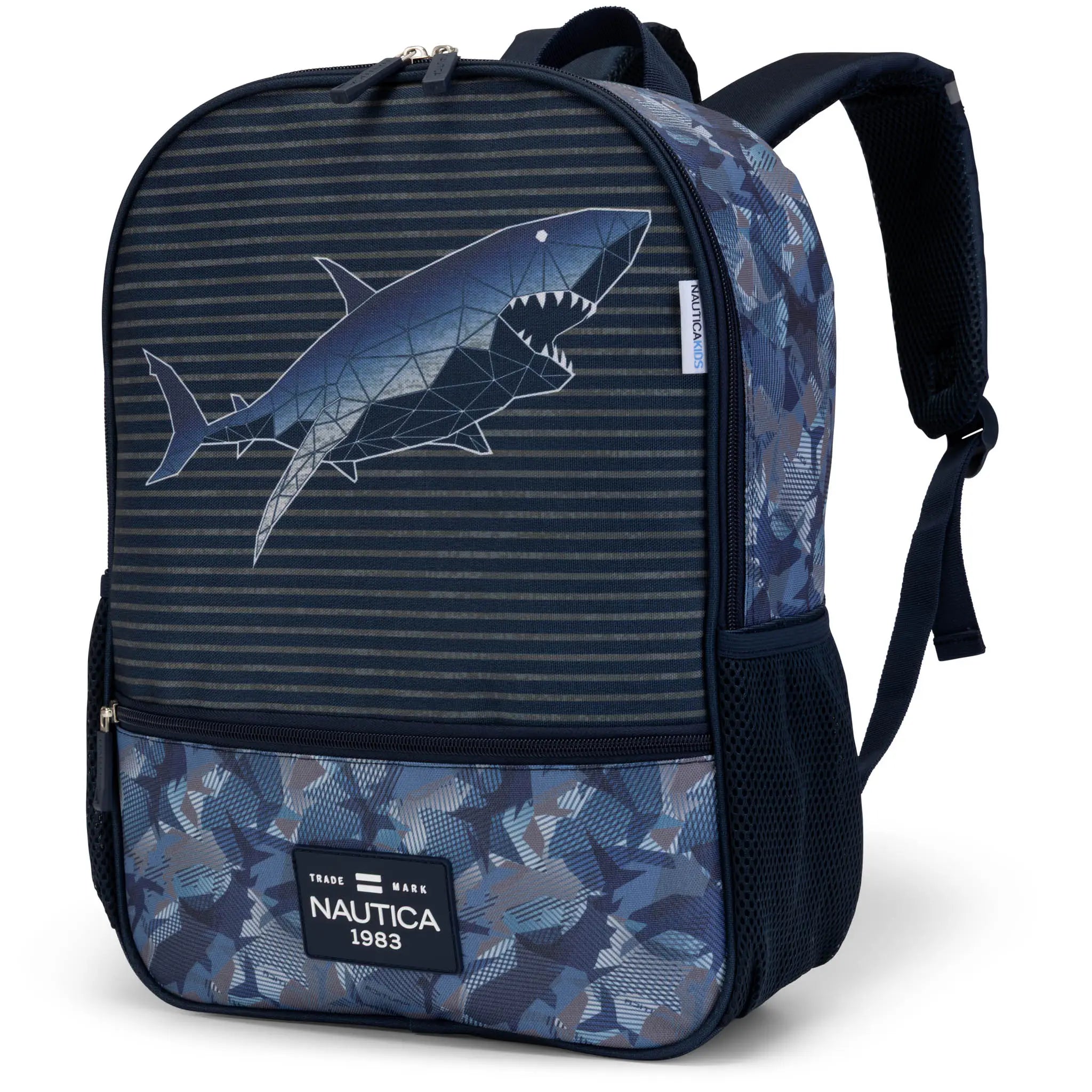 Back to Basics Cushioned Kids Backpack | Shark Frenzy | 16" Tall