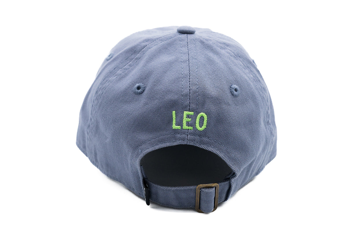Dusty Blue Letter Baseball Hat