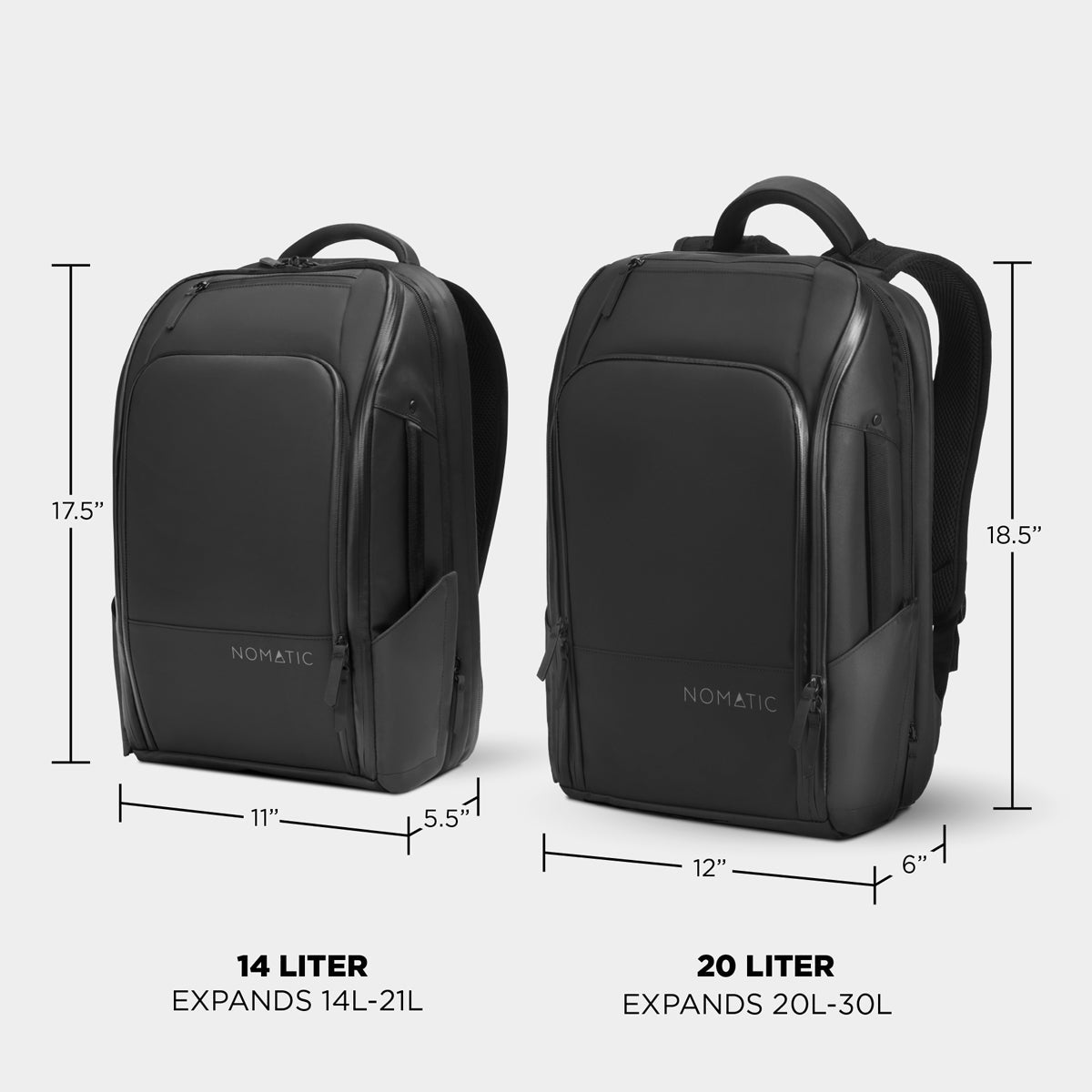 14L/20L Travel Backpack
