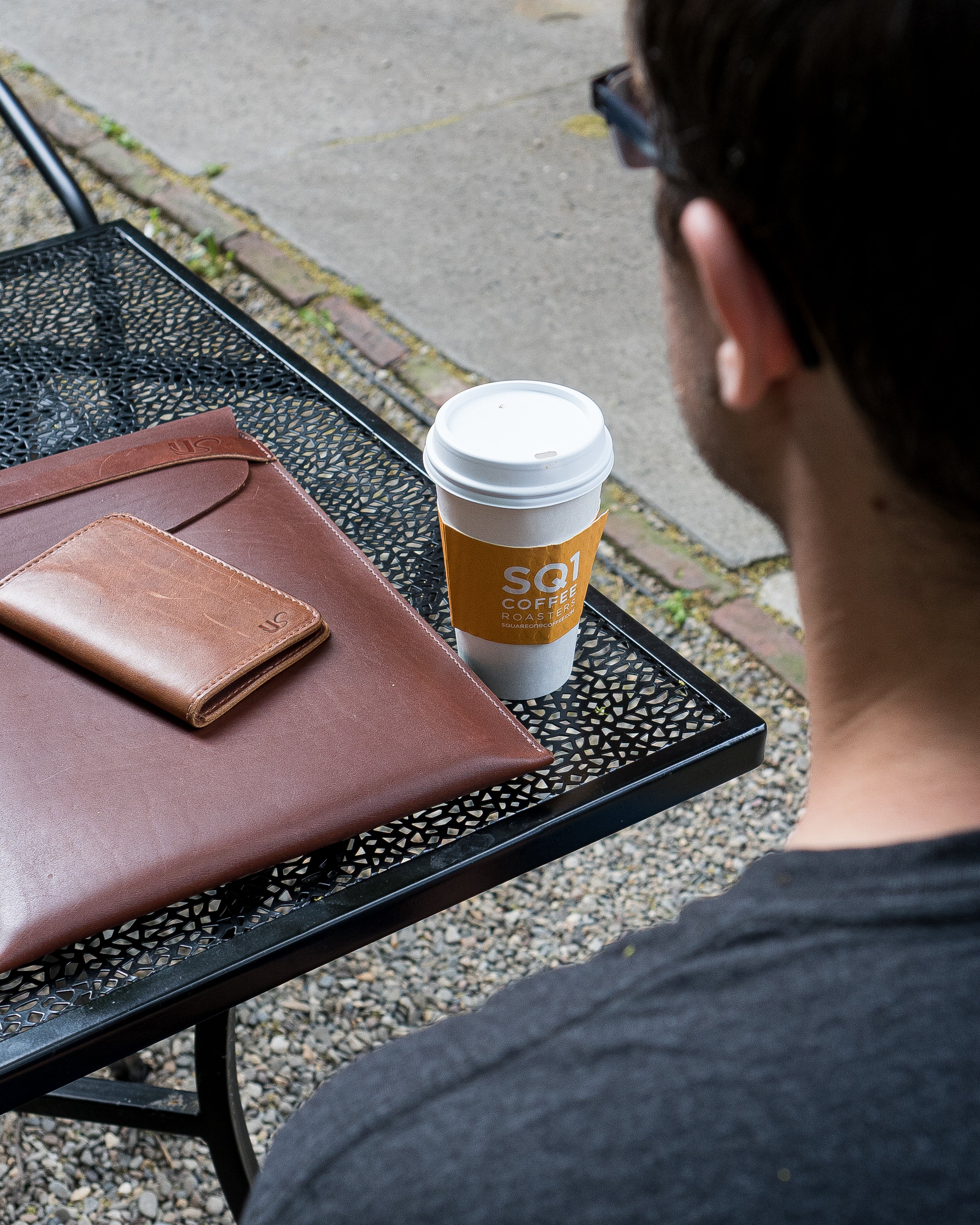 Notebook Wallet – Full-Grain Leather Organizer with Memo Book