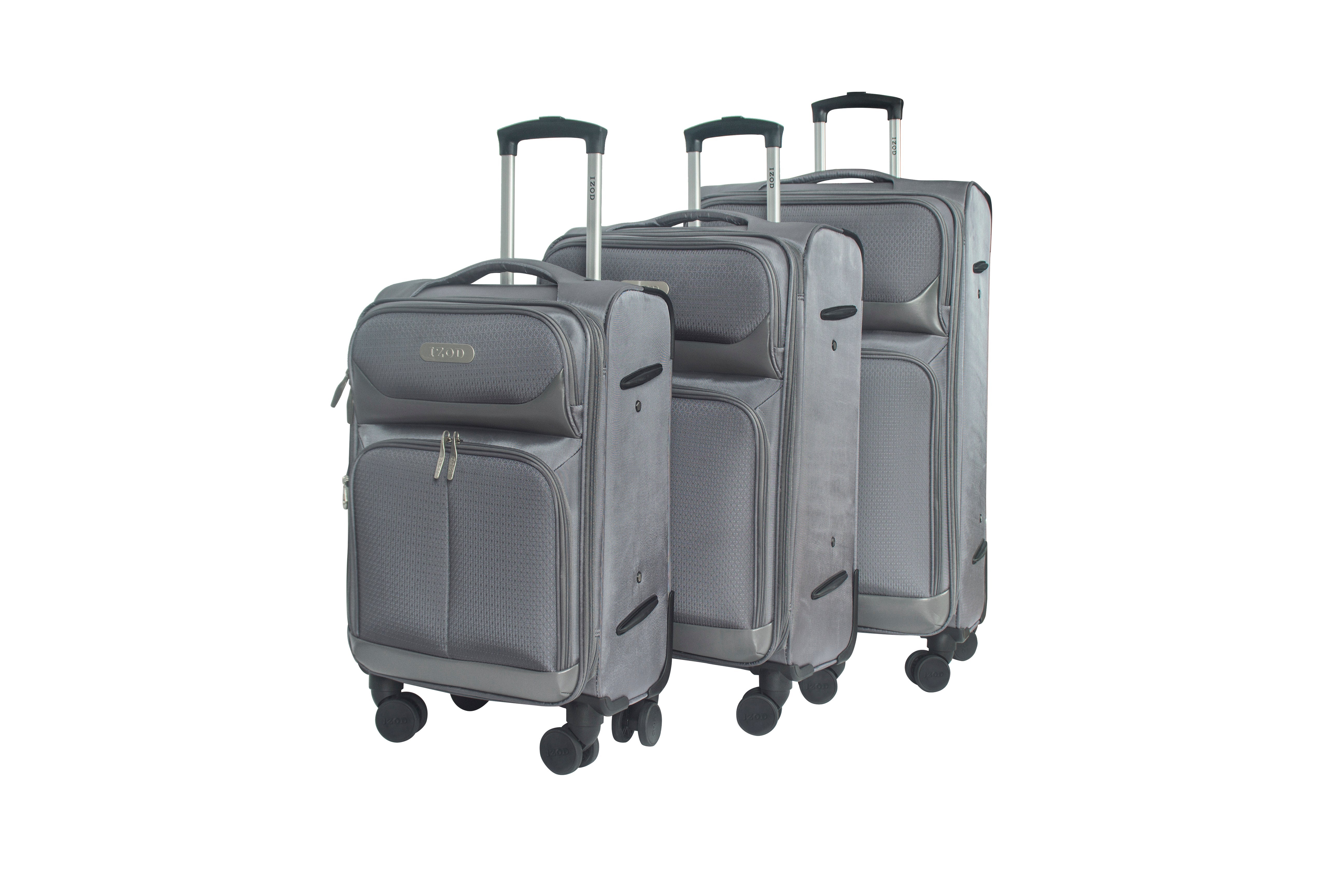 Ocean Soft Shell Lightweight Expandable 3 Piece Luggage Set