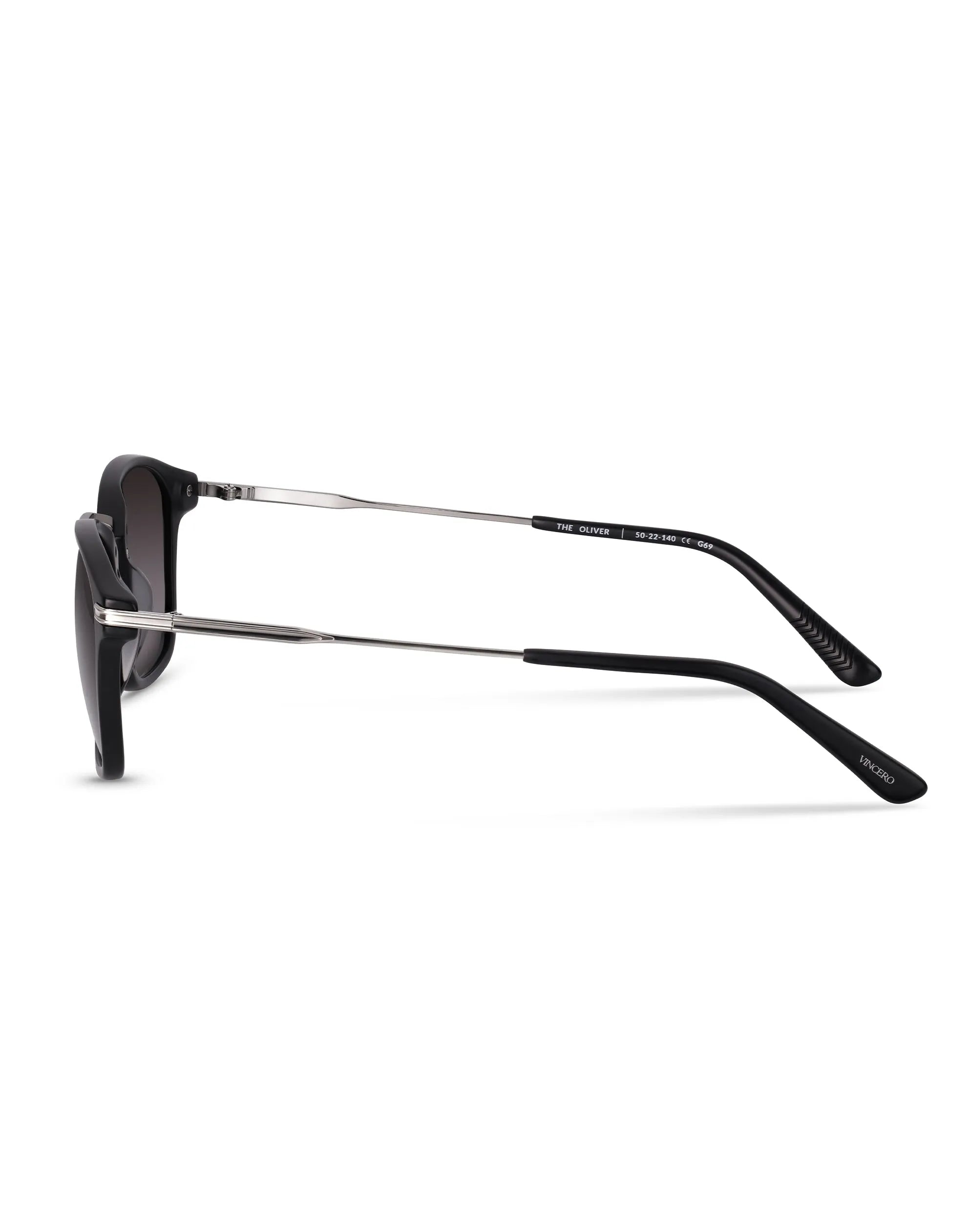 The Oliver Sunglasses - Semi Matte Black
