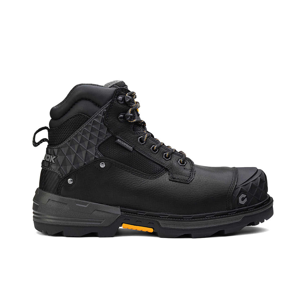 Pallet Jack 6" Composite Toe Waterproof Work Boot – Black