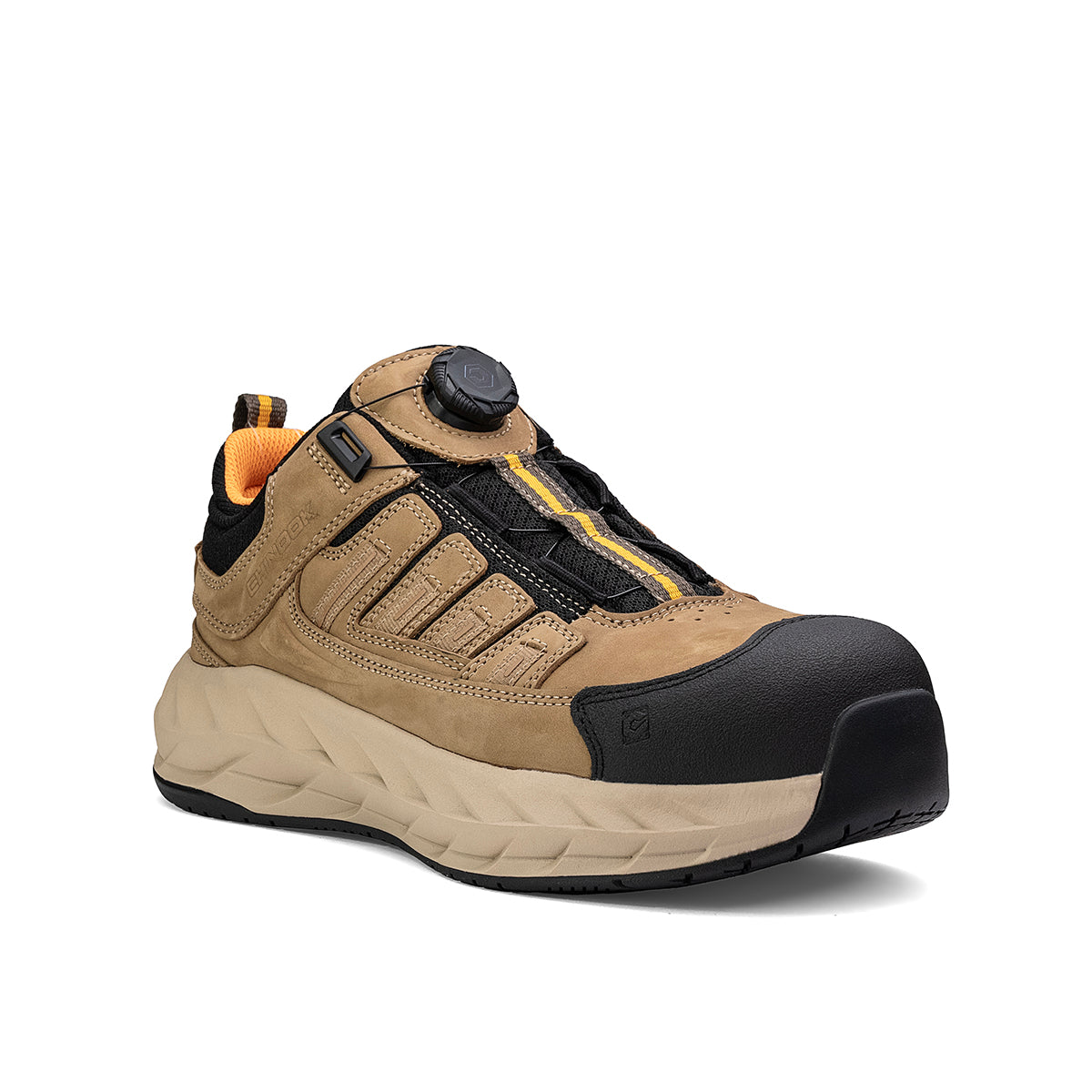 Pro Safety Low Composite Toe Work Shoe – Tan