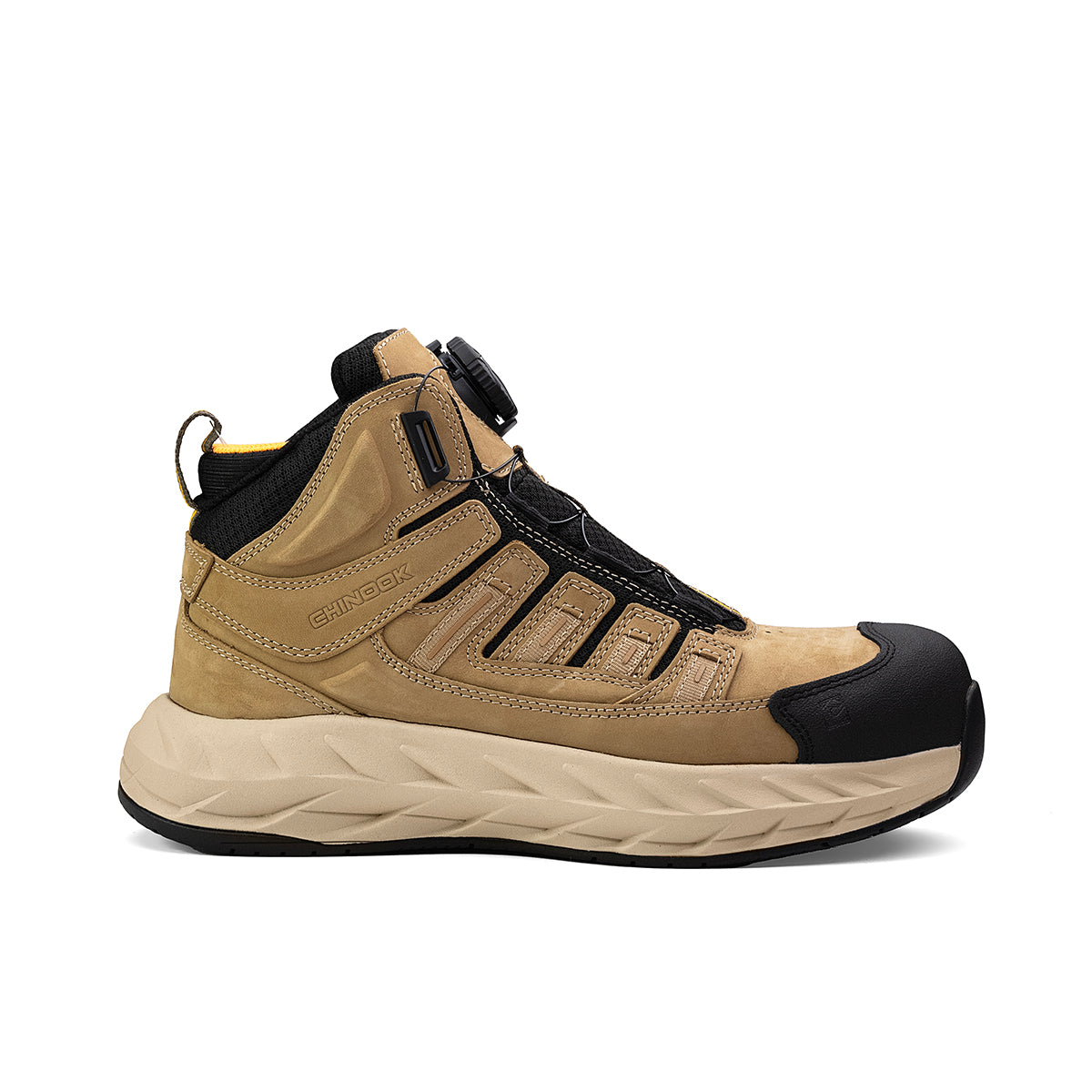 Pro Safety Mid 6" Composite Toe Men’s Shoe - Tan