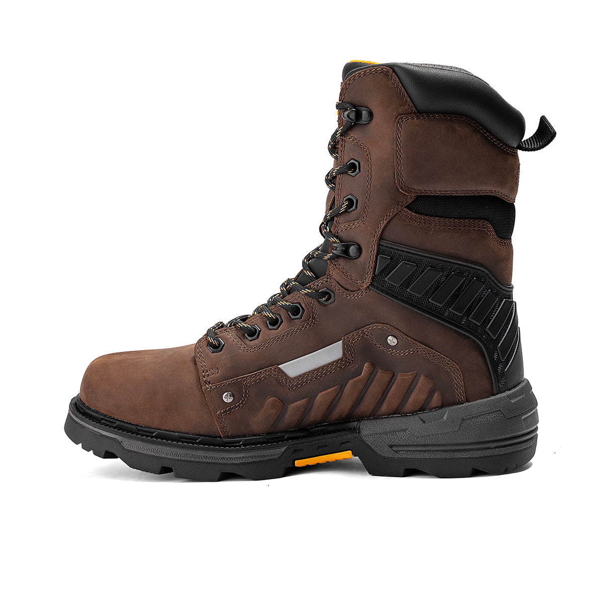 Scorpion 9” Plain Toe Waterproof Work Boot – Brown