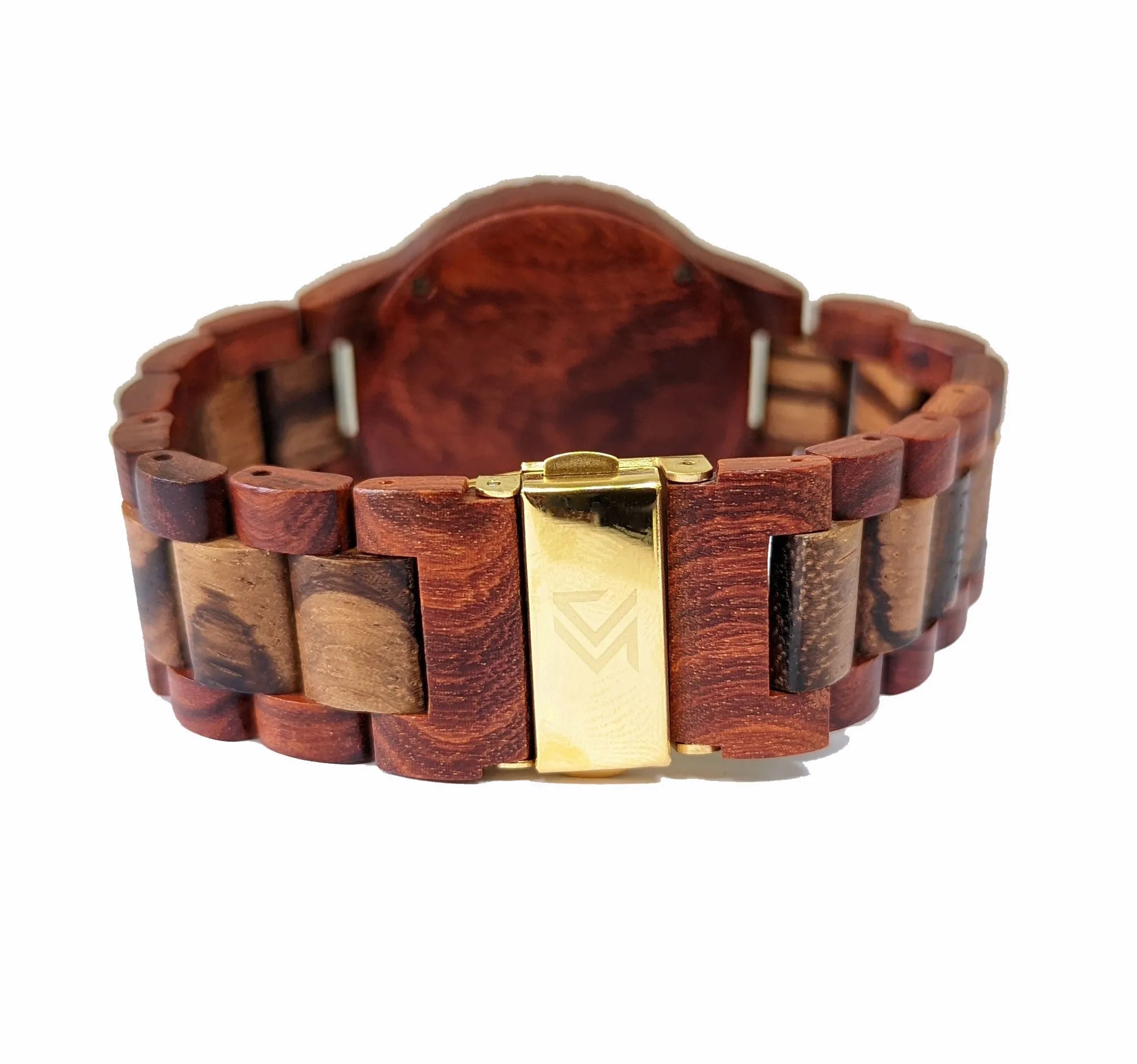 Justo Wooden Men's Watch | Red Brown
